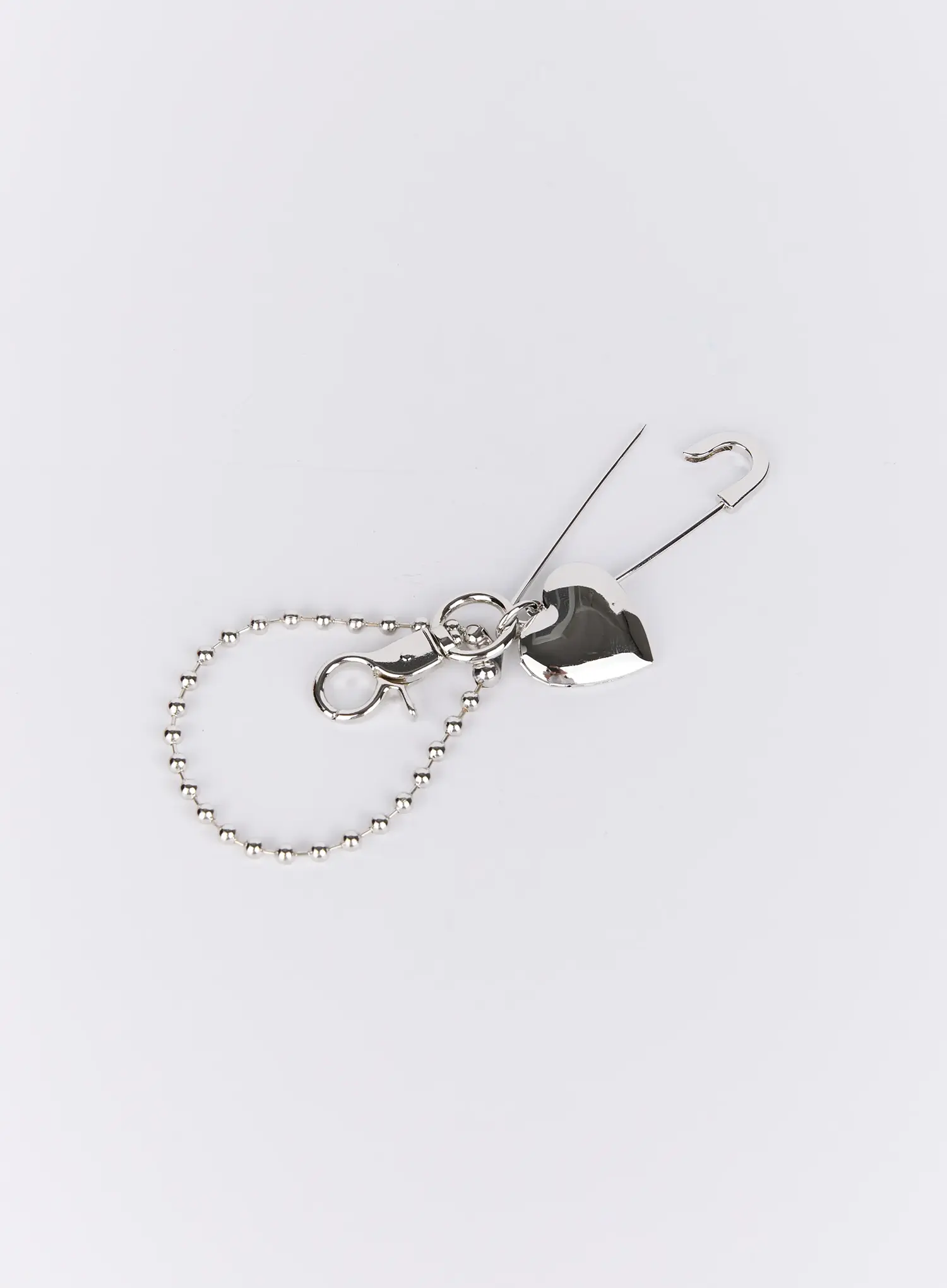 Heart Clip Keychain Charm IS516 - Image 2