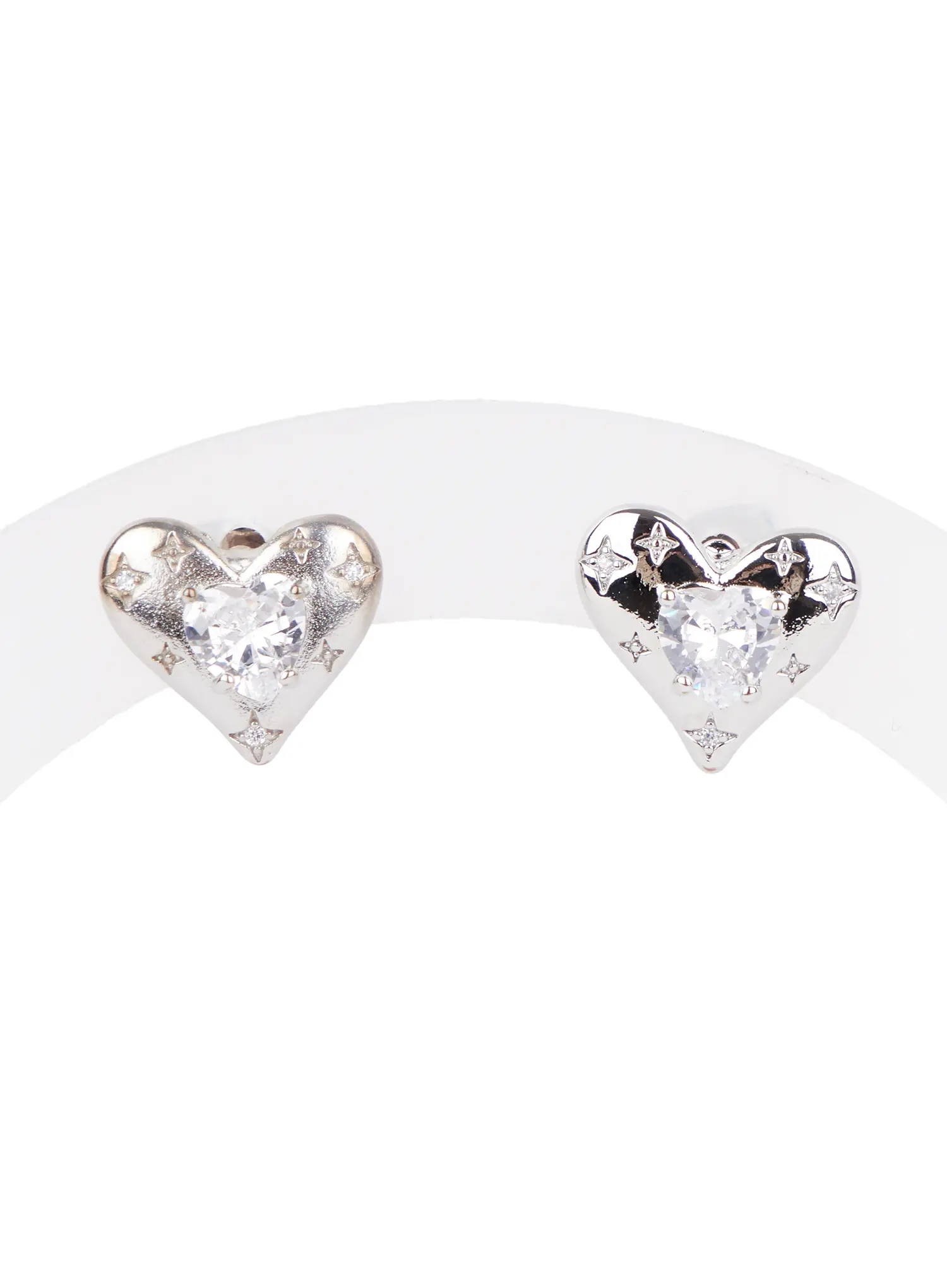 Heart Cubic Earrings CJ523 - Image 5
