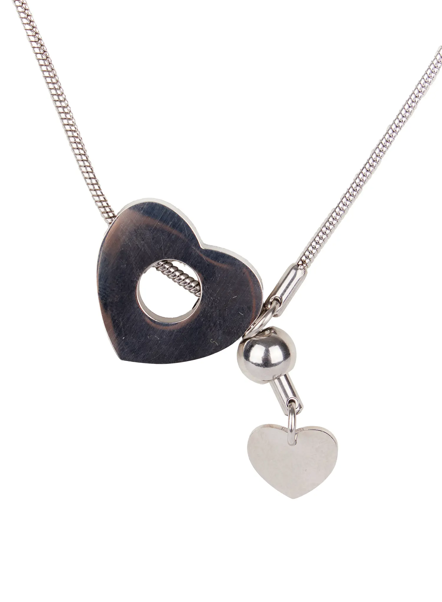 Heart Pendent Long Necklace ID529 - Image 5