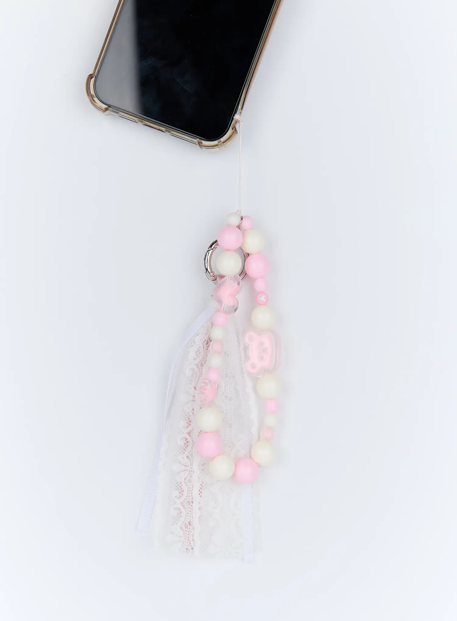 Heart Star Keychain & Phone Strap IG512 - Image 2