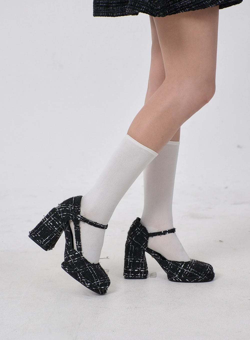 High Heel Round Toe Buckle Shoes BD19 - Image 2
