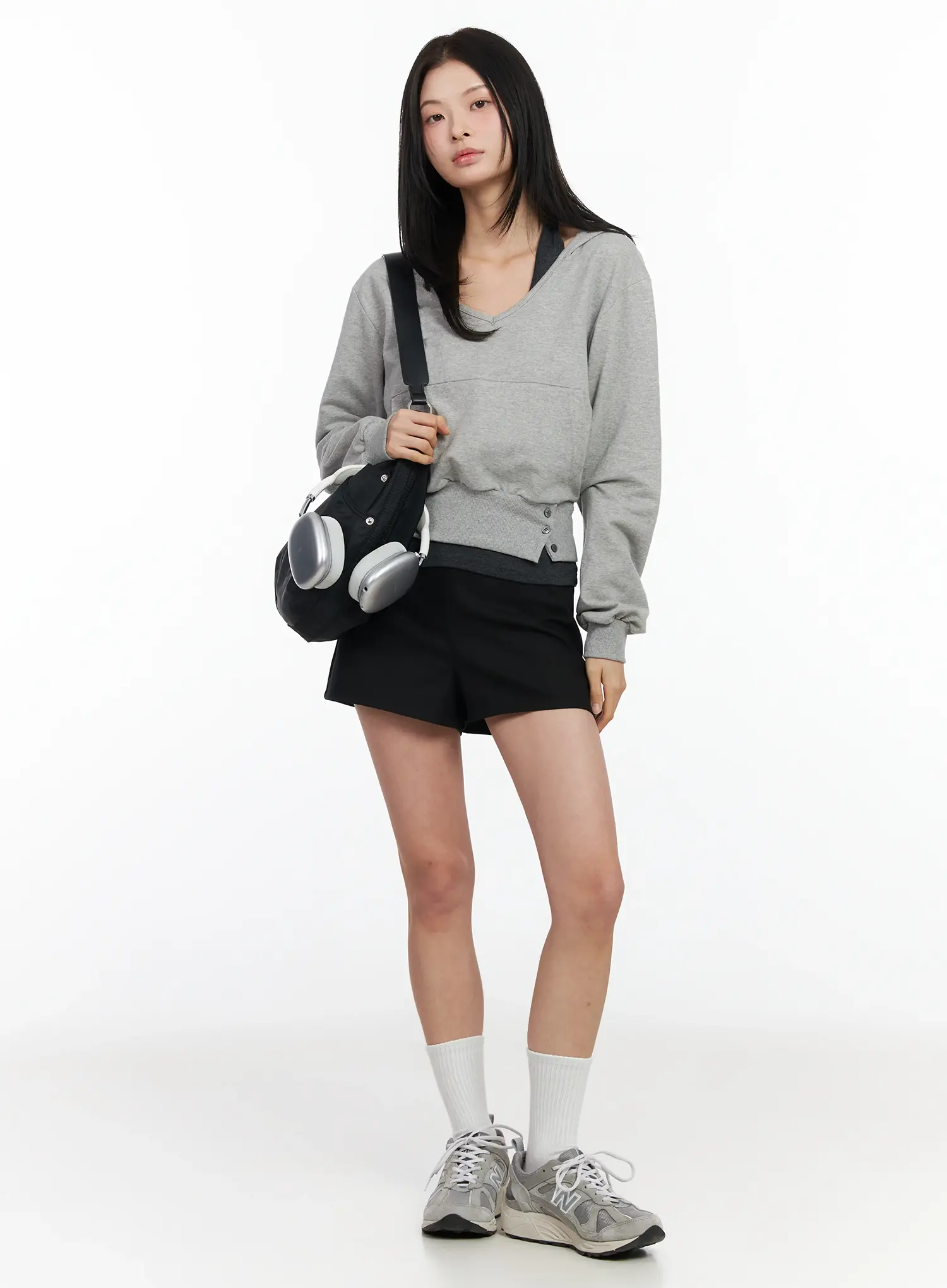 High Rise Cotton Shorts IM524 - Image 8