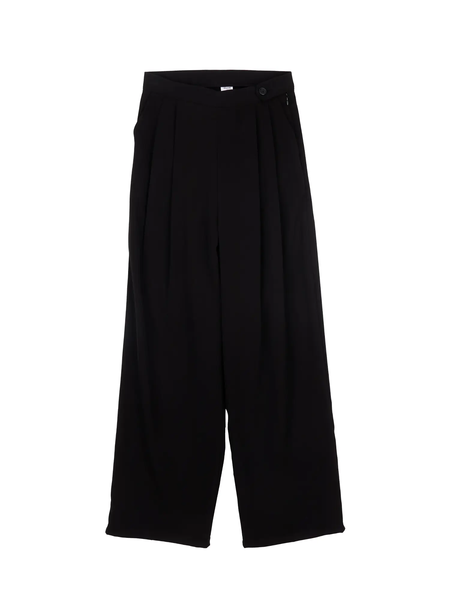 High-Waist Buttoned Wide Leg Trousers IF520 - Image 10