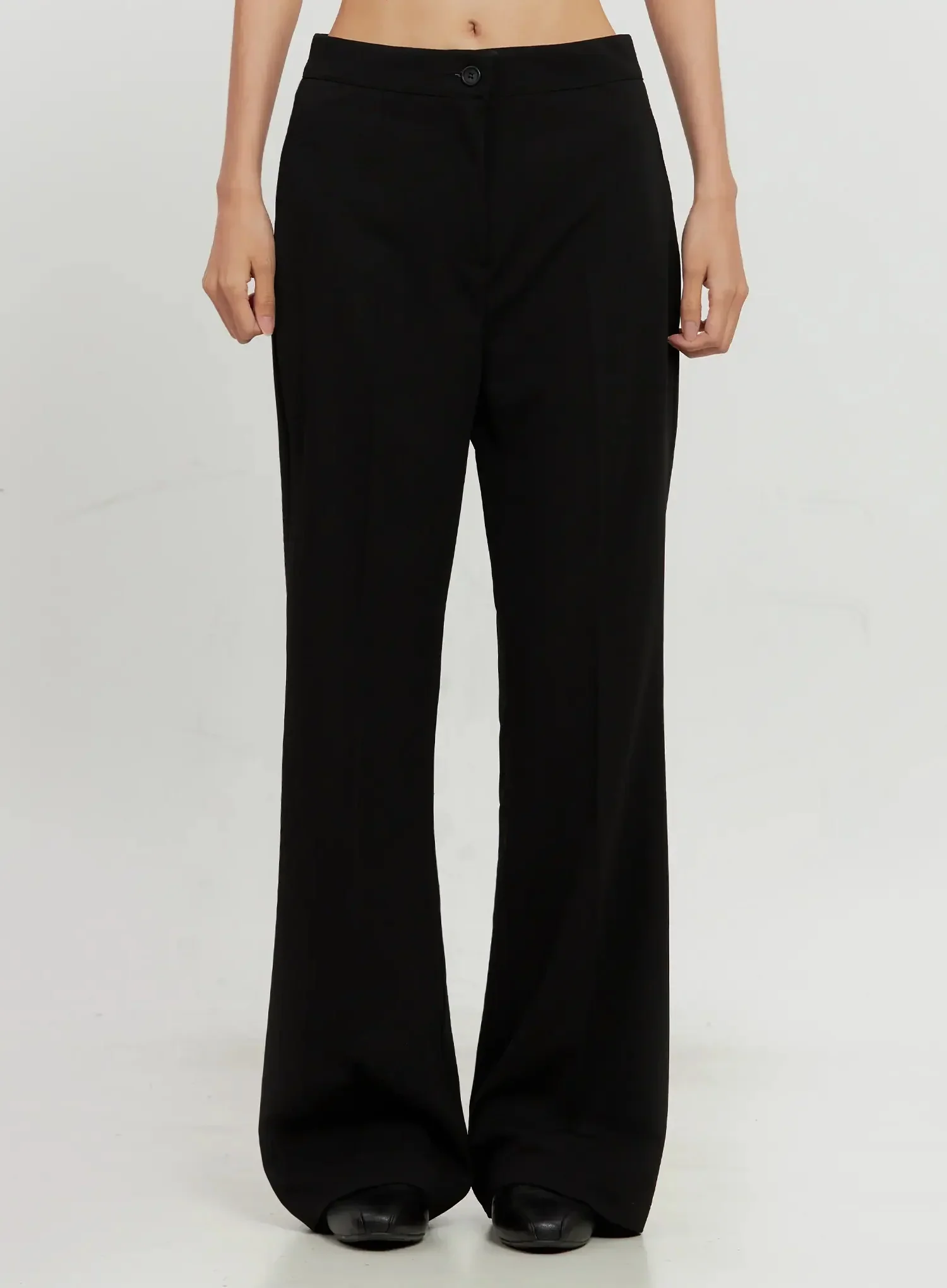 High-Waist Flare Trousers IL528 - Image 3