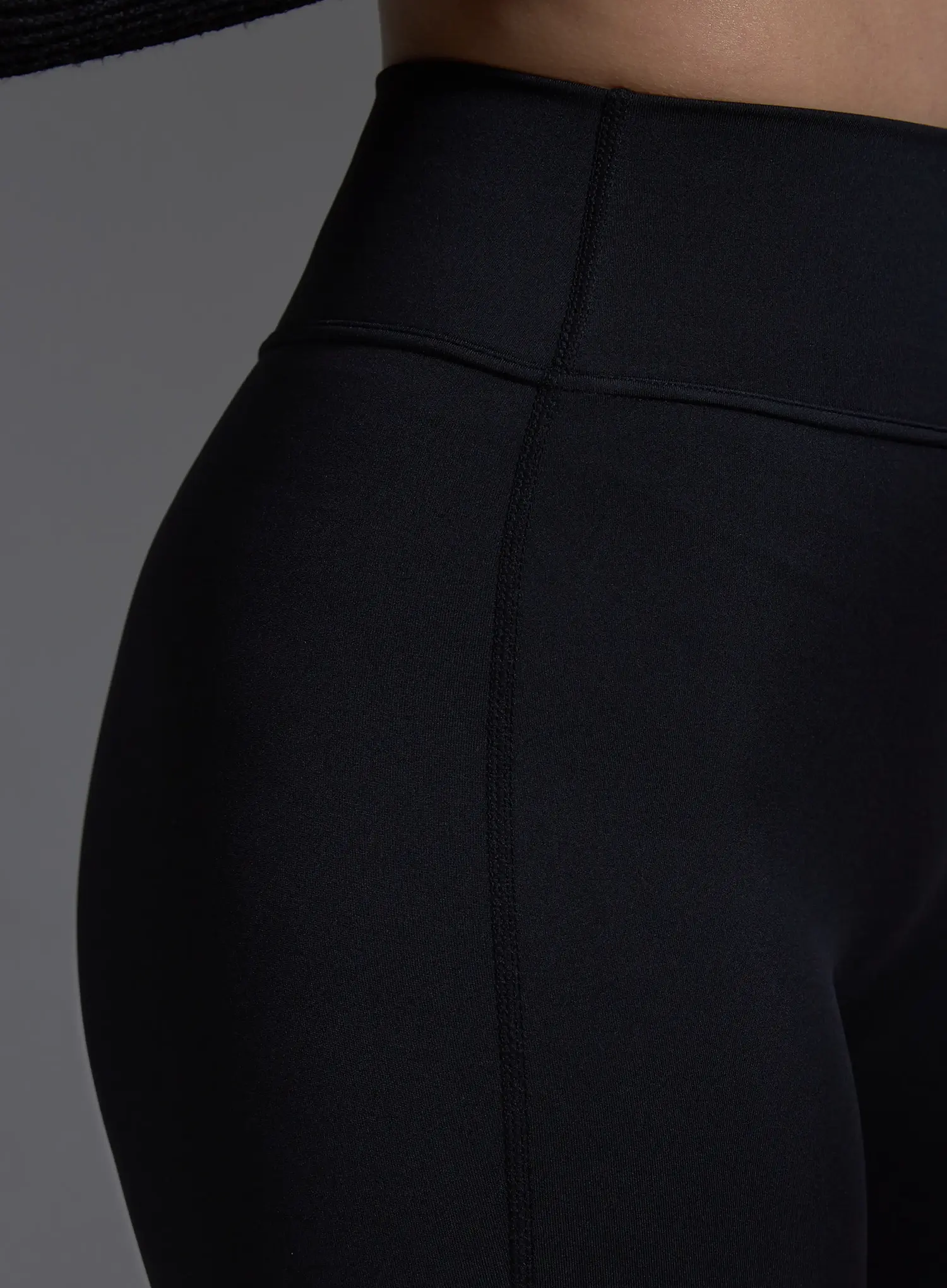 High-Waist Flared Leggings (Black) IO517 - Image 2