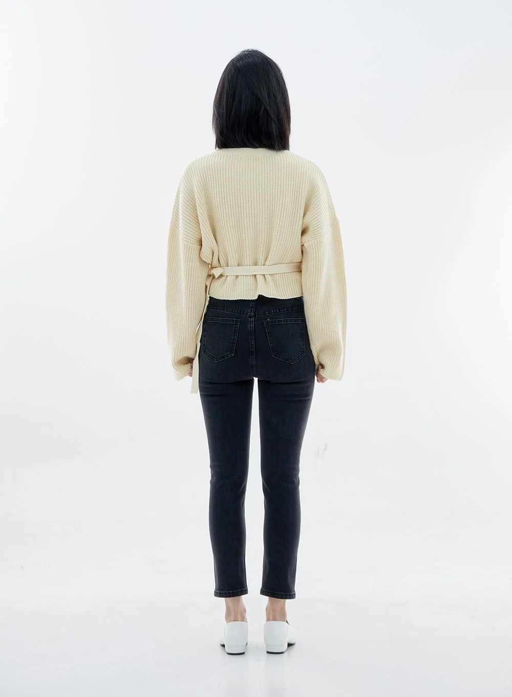 High Waist Long Skinny Pants OO04 - Image 16