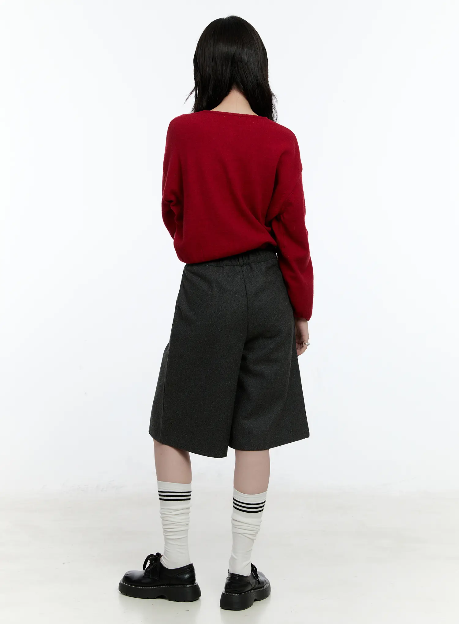 High Waist Tailored Shorts CN517 - Image 5