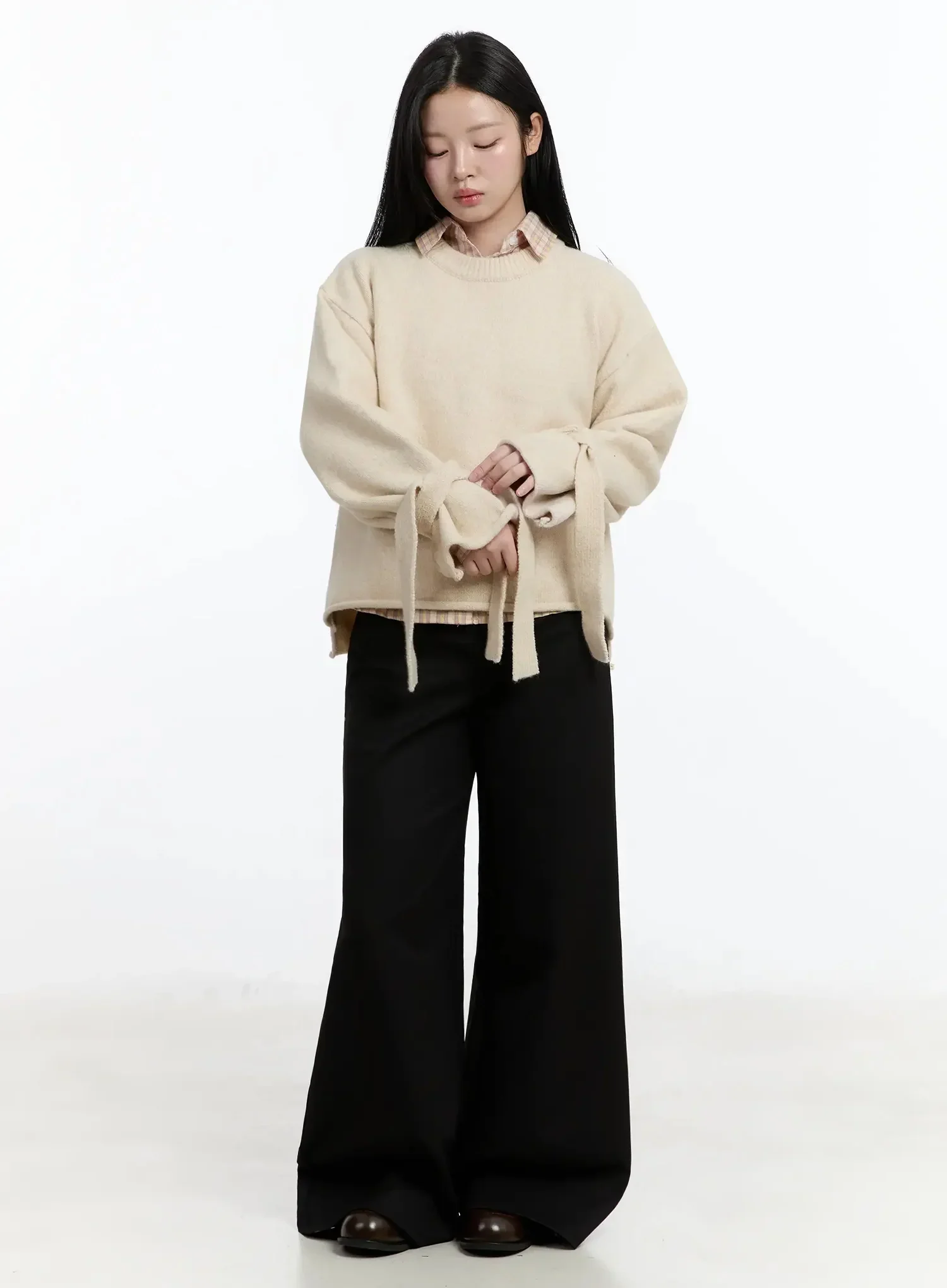 High-Waist Wide-Leg Pants IM513 - Image 3