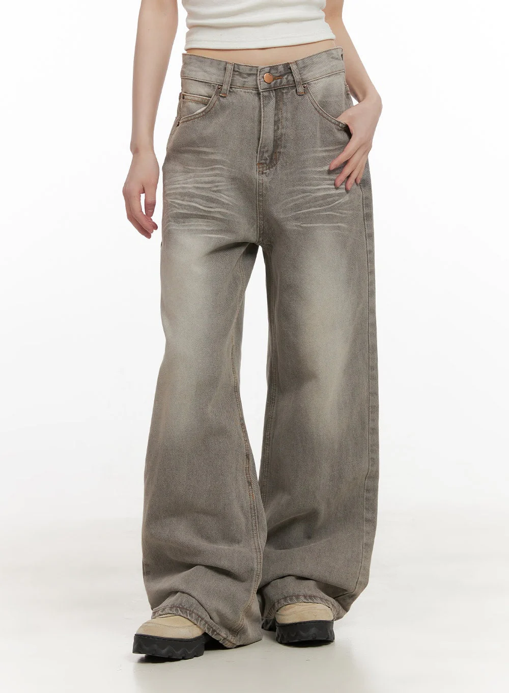 Hollie Vintage Wide-Leg Jeans CD426 - Image 12