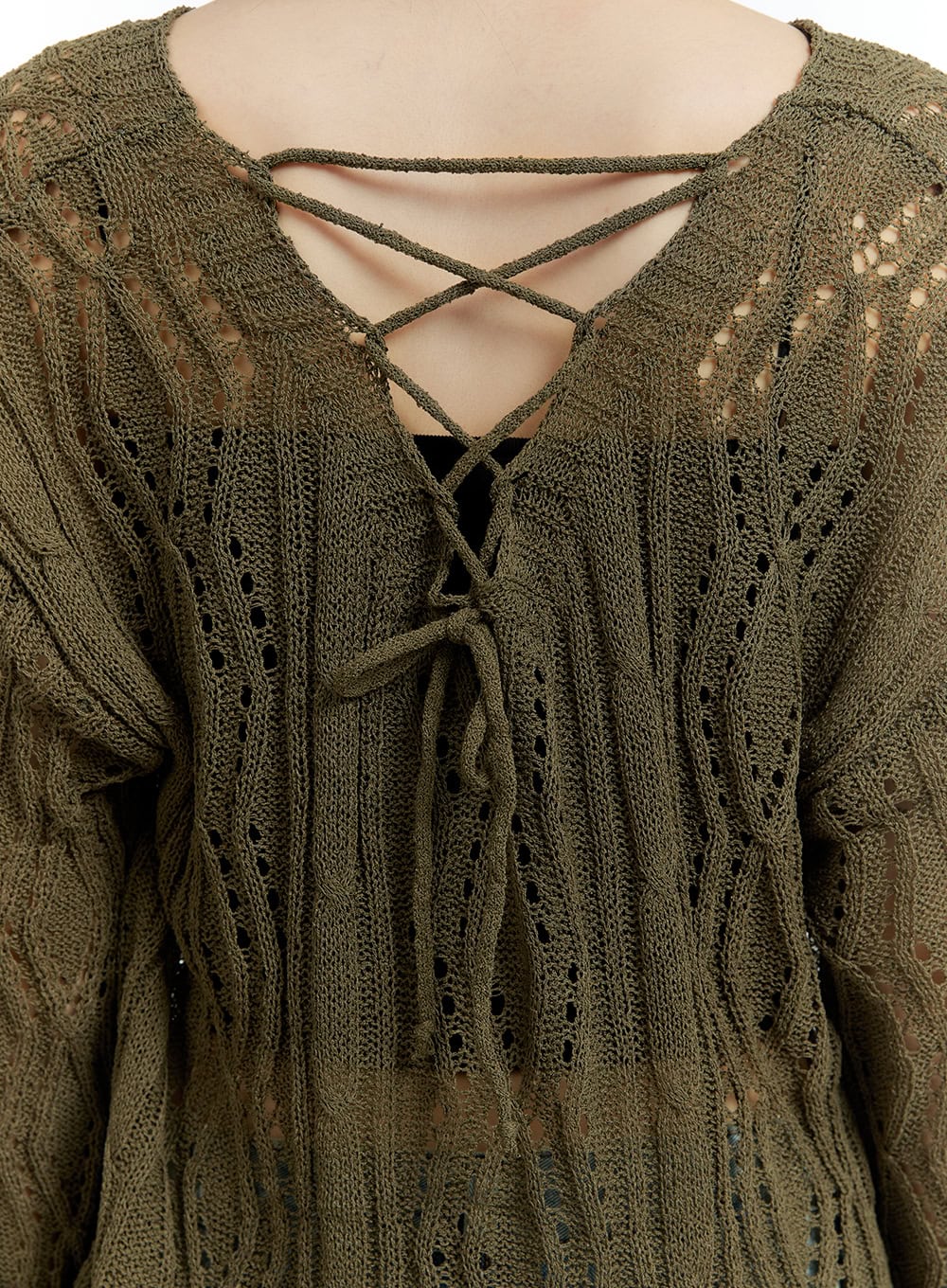 Hollow Out Knit Sweater CG401 - Image 8