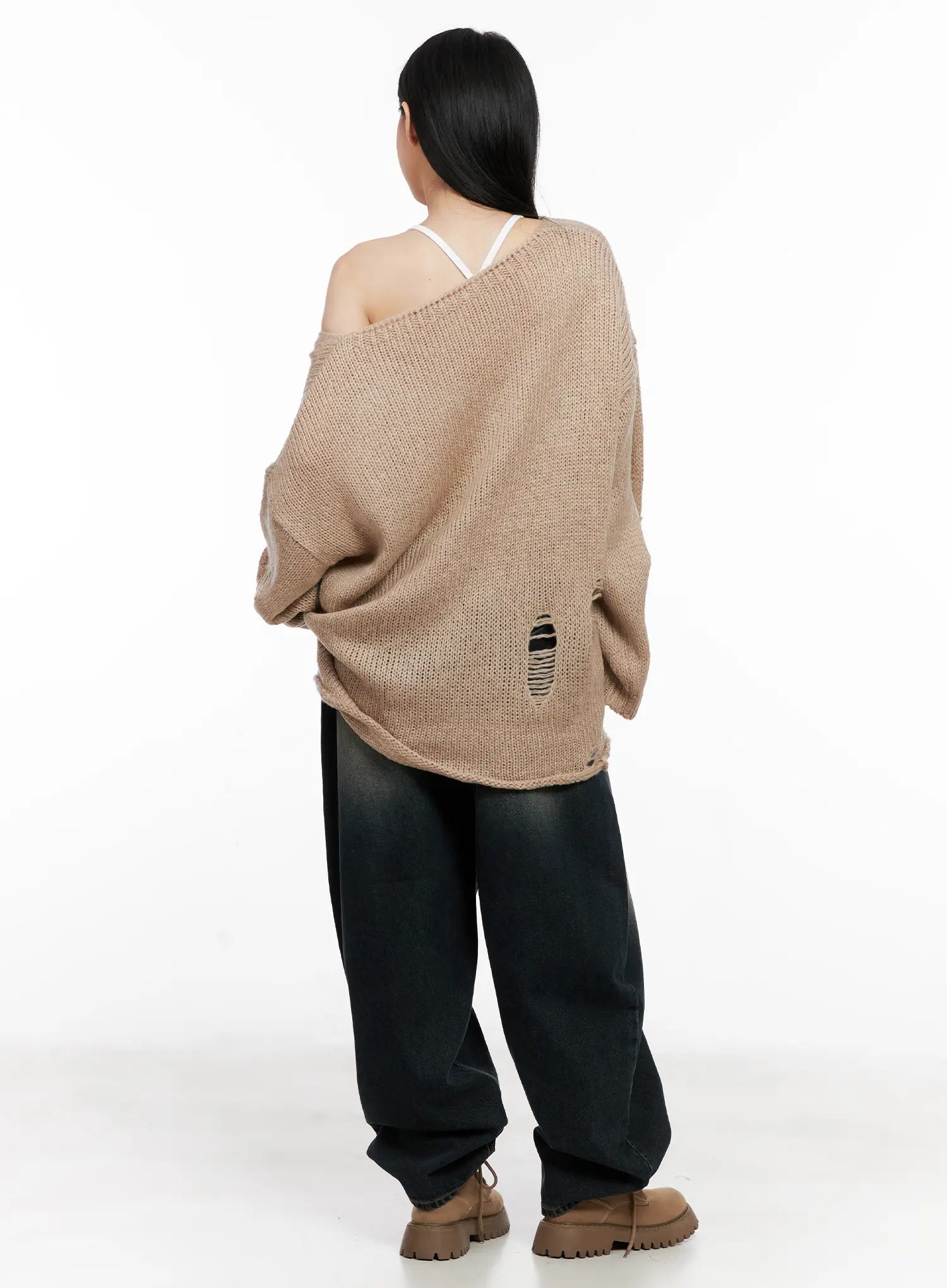 Hyer Washed Wide-Leg Jeans CG522 - Image 5