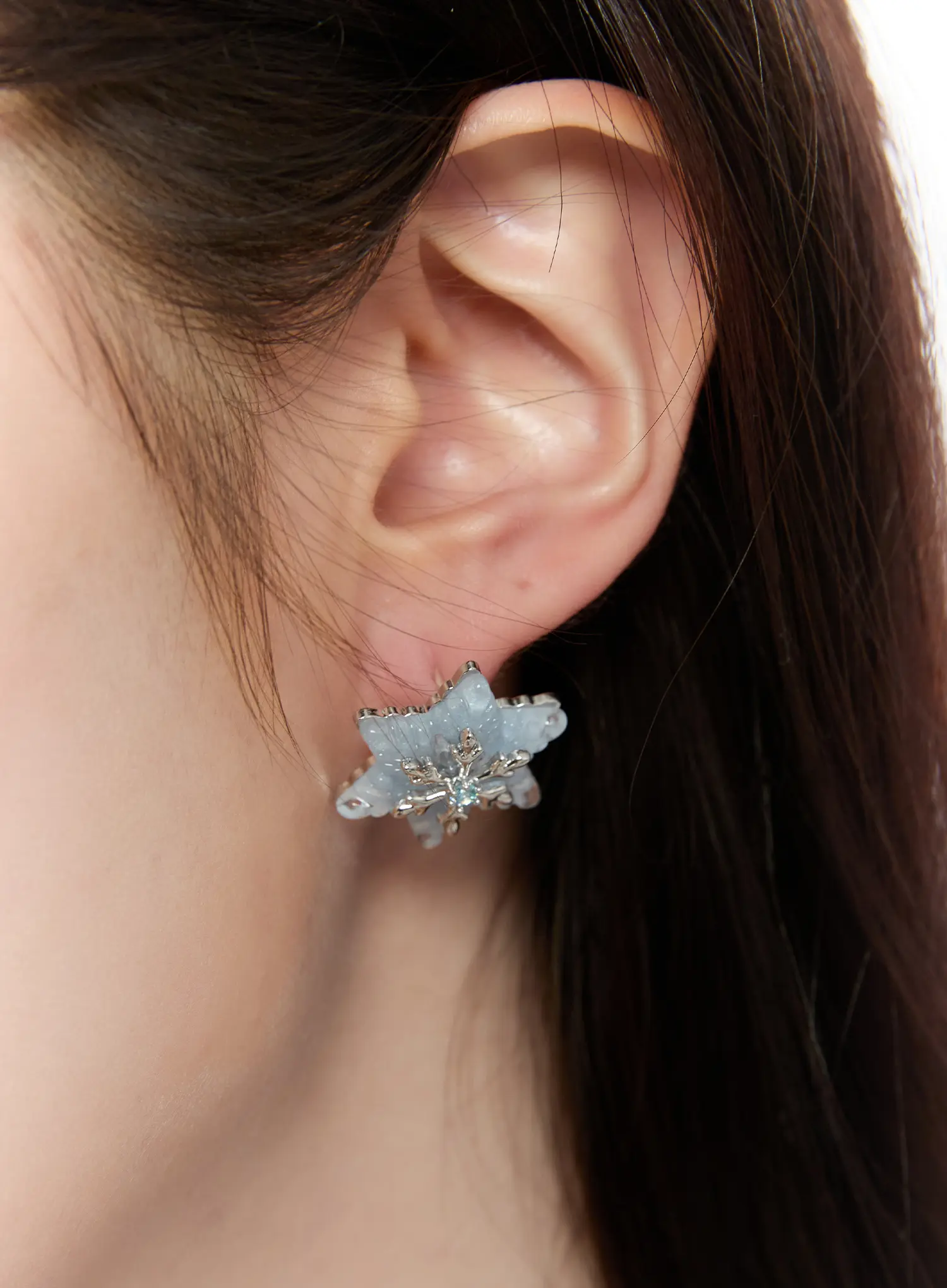 Icy Snowflake Earrings CM505