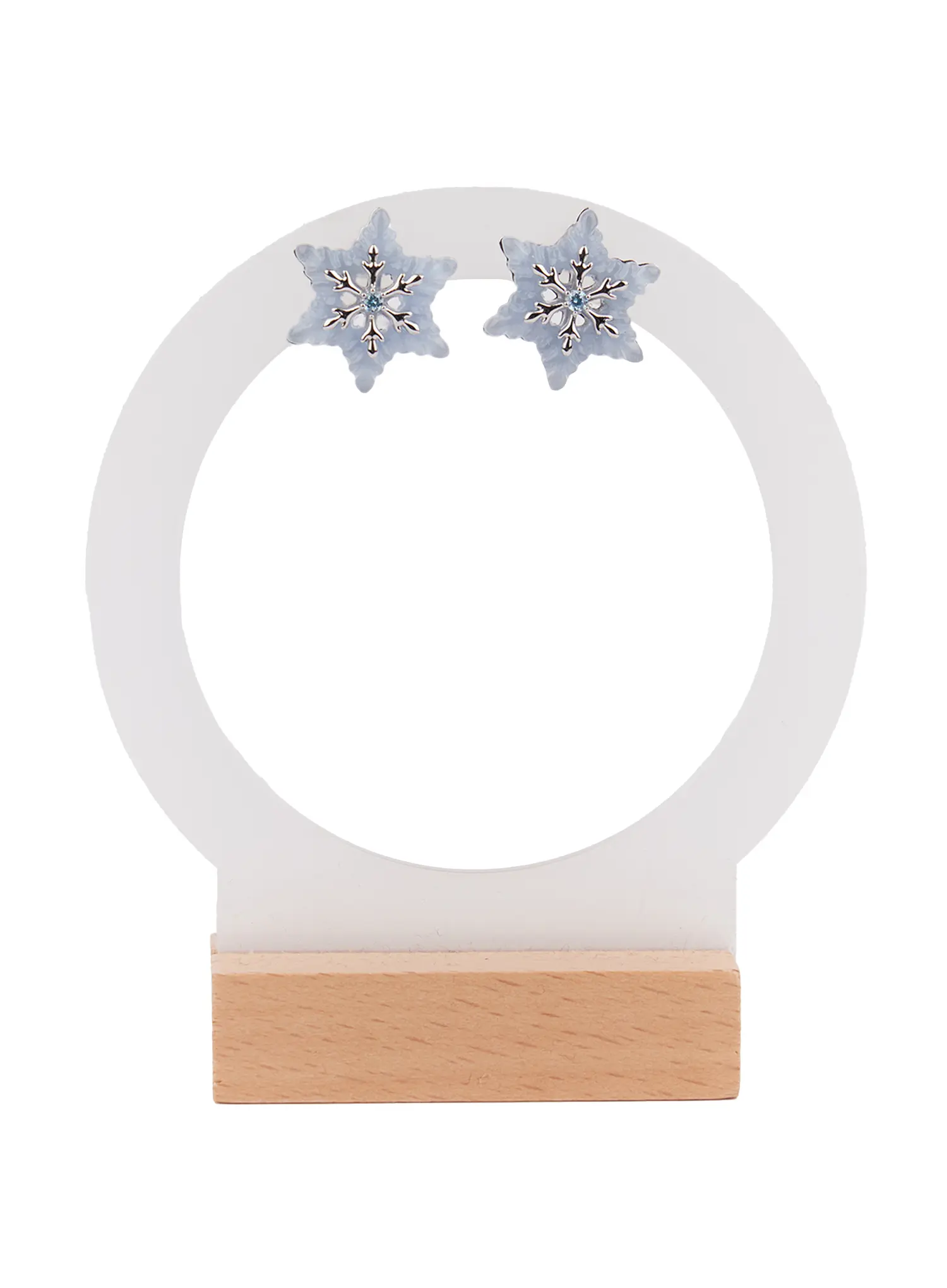 Icy Snowflake Earrings CM505 - Image 2