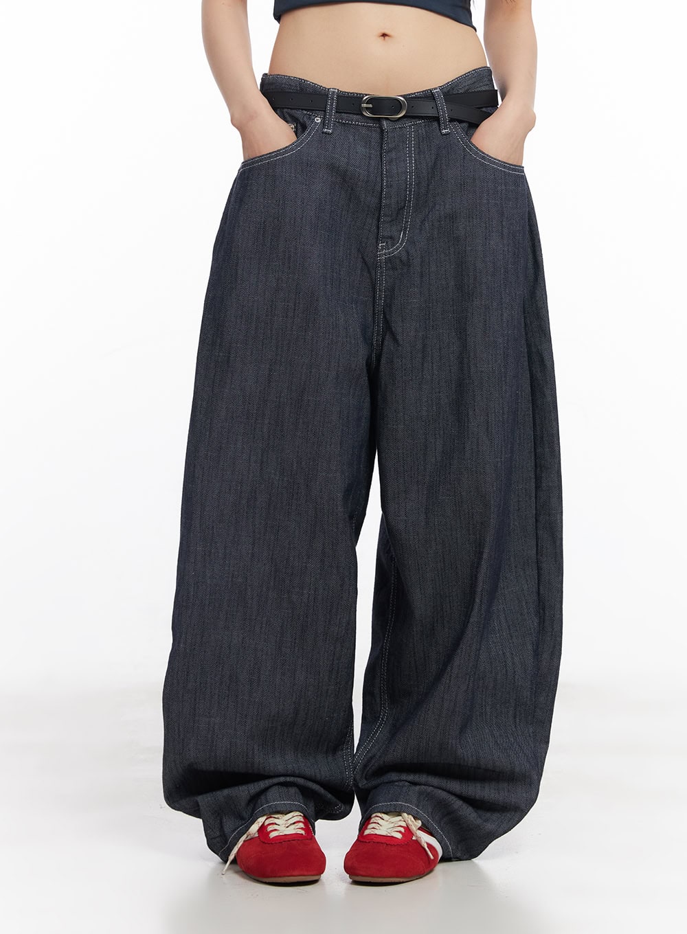 Isabel No-Fade Baggy Jeans CY514 - Image 9