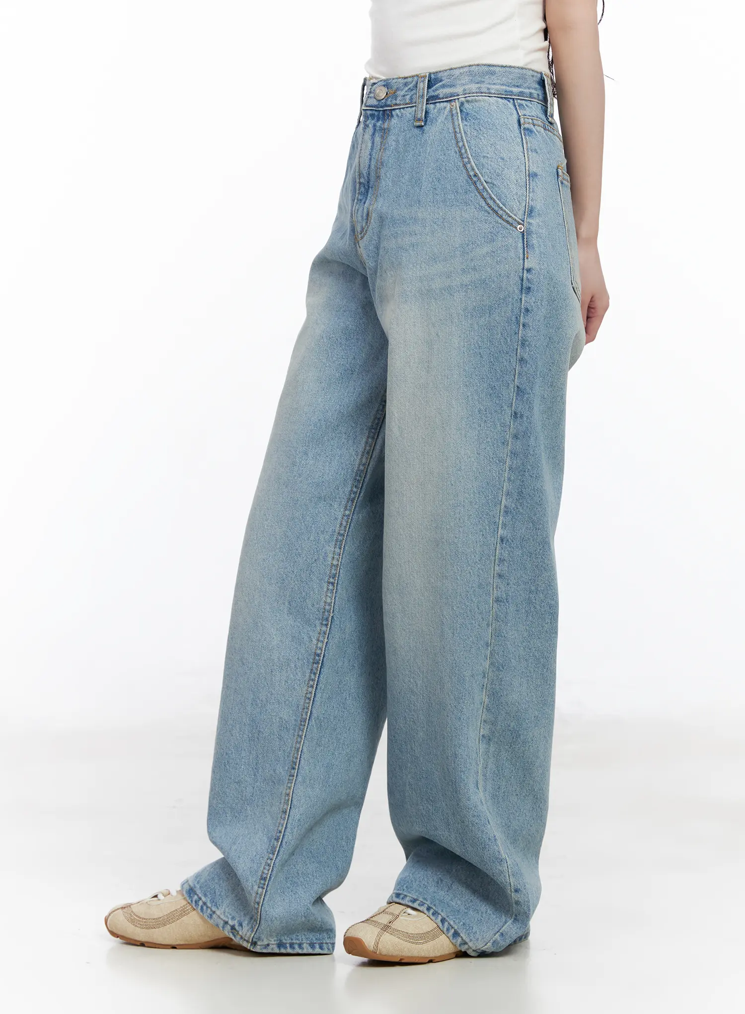 Issa Washed Relax Fit Jeans CM527 - Image 5