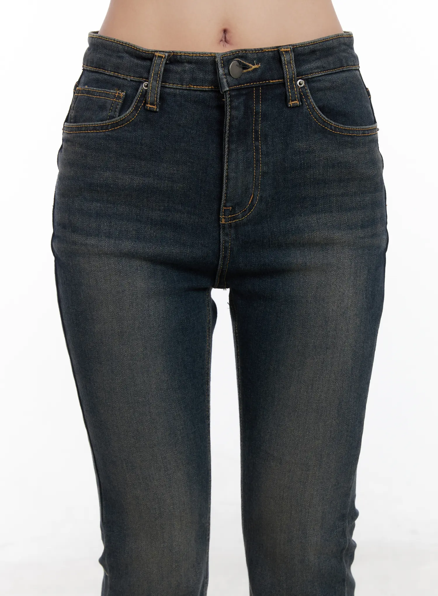 Jay Dark-Wash Bootcut Jeans CD501 - Image 8