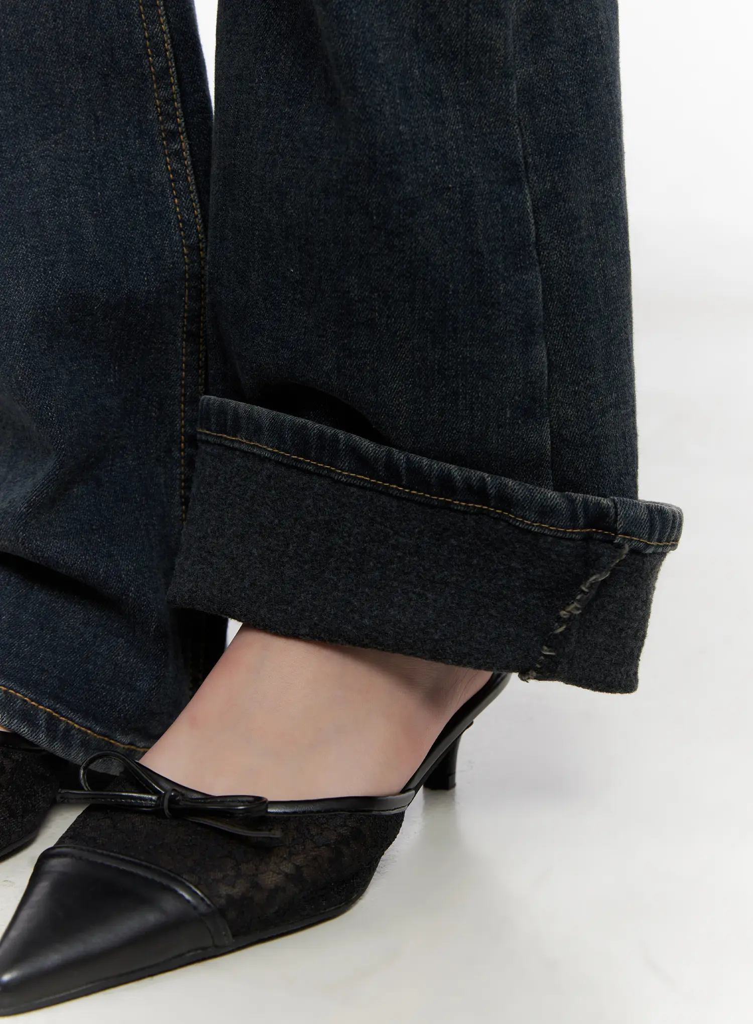 Jay Dark-Wash Bootcut Jeans CD501 - Image 9