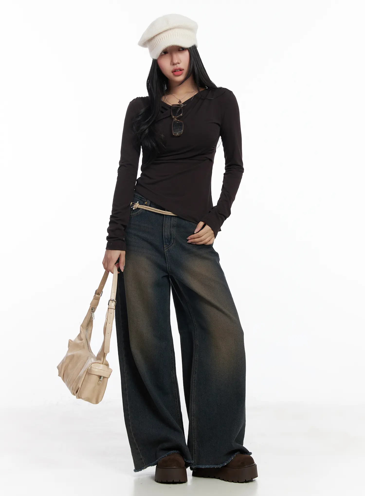 Jianna Vintage Washed Baggy Jeans CJ514 - Image 2