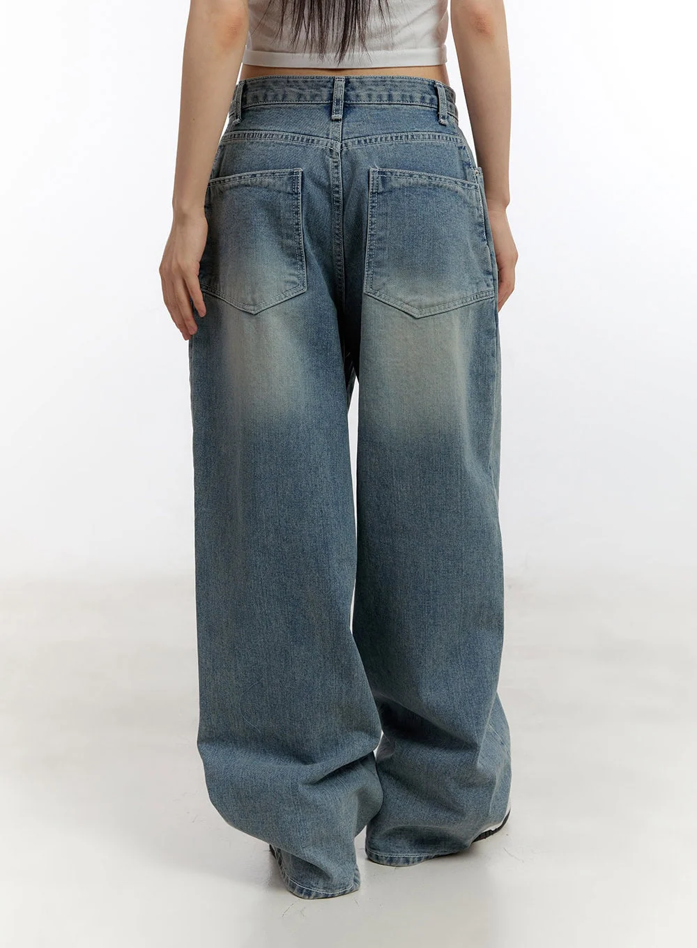 Jillie Washed Baggy Jeans CA508 - Image 8