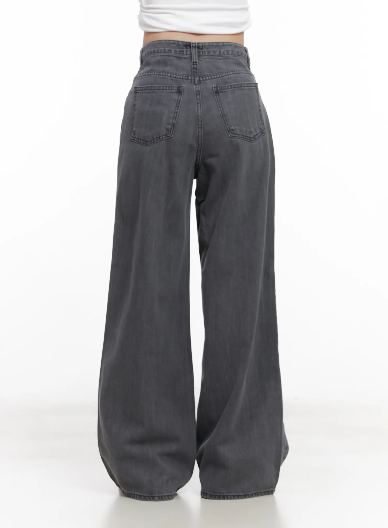 Jiyeon Dark Gray Denim Jeans CL516 - Image 6