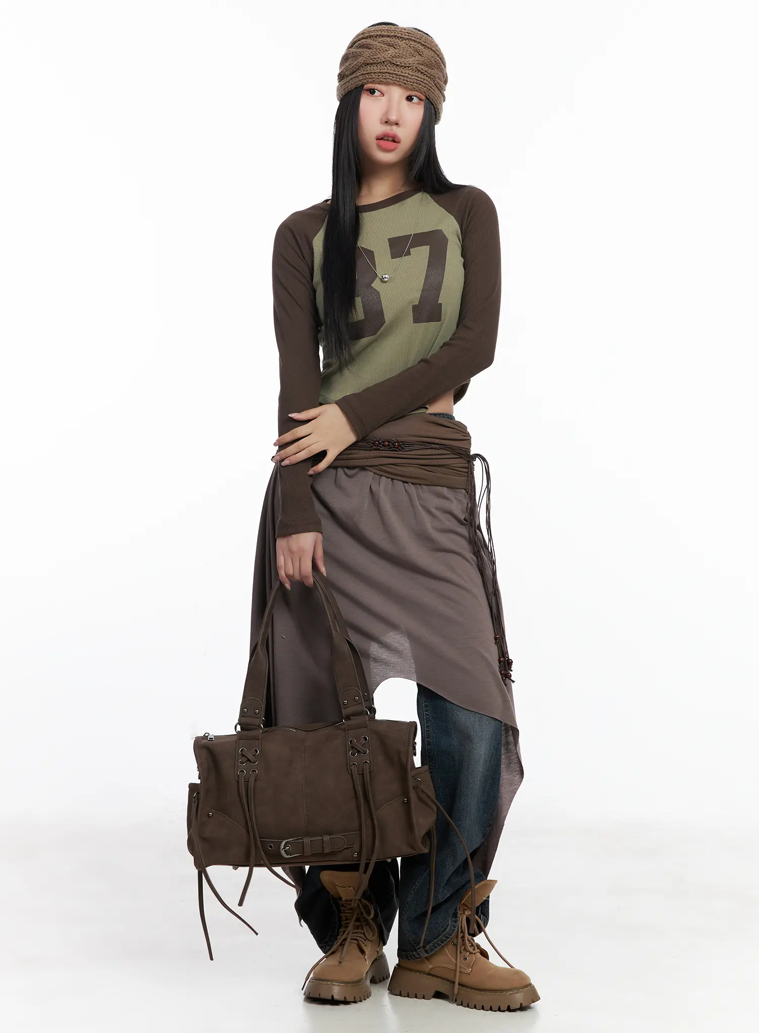 Jiyo Vintage Wash Bootcut Flared Jeans CJ515 - Image 8