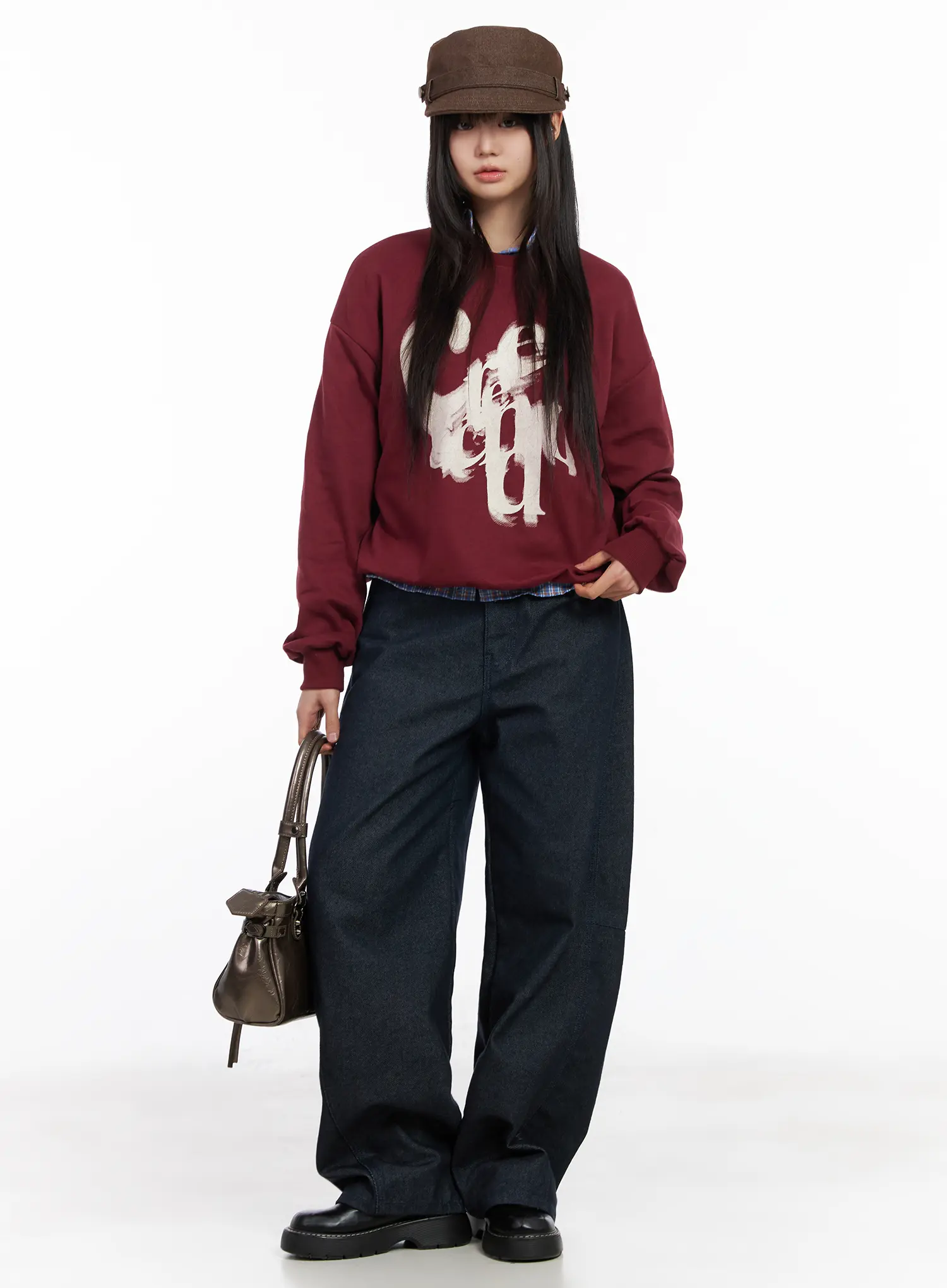Kate Wide Leg Embroidered Jeans CM513 - Image 7