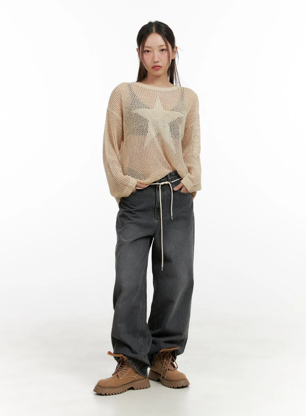 Kay String Baggy Jeans CL431 - Image 2