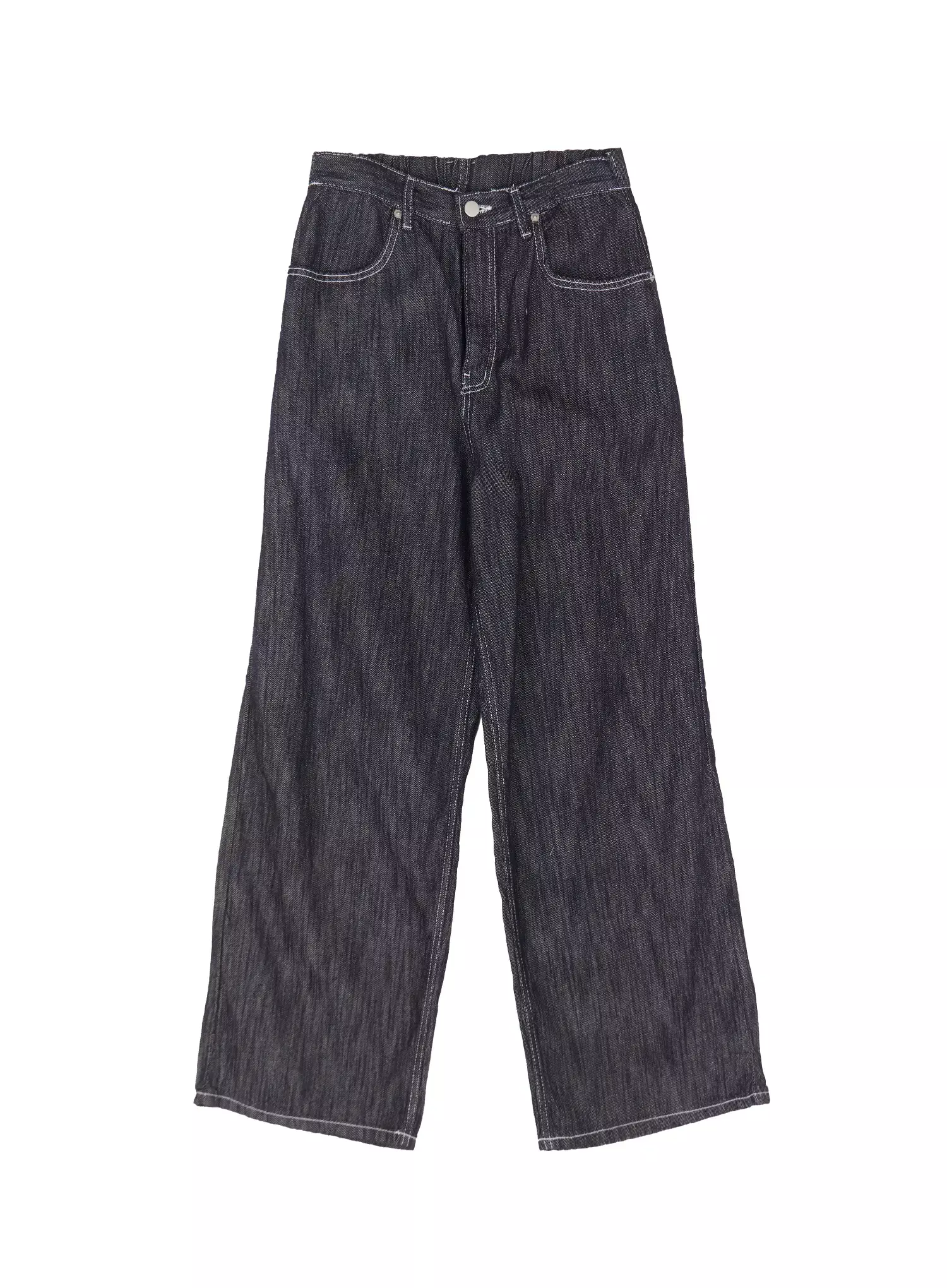 Kaylie Stitched Wide-Leg Jeans IU512 - Image 19