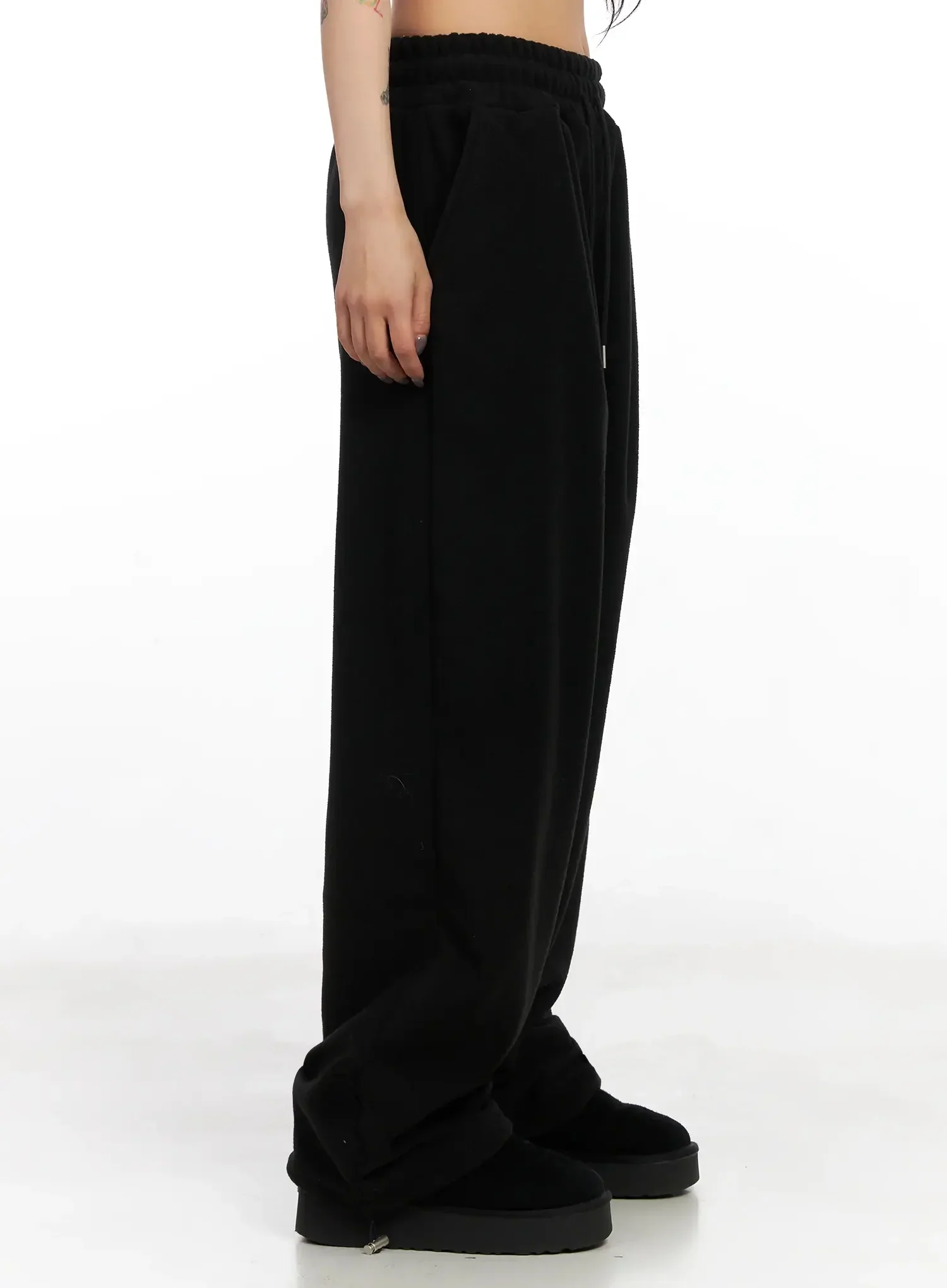 Kessler Fleece Wide Leg Sweatpants IN528 - Image 10