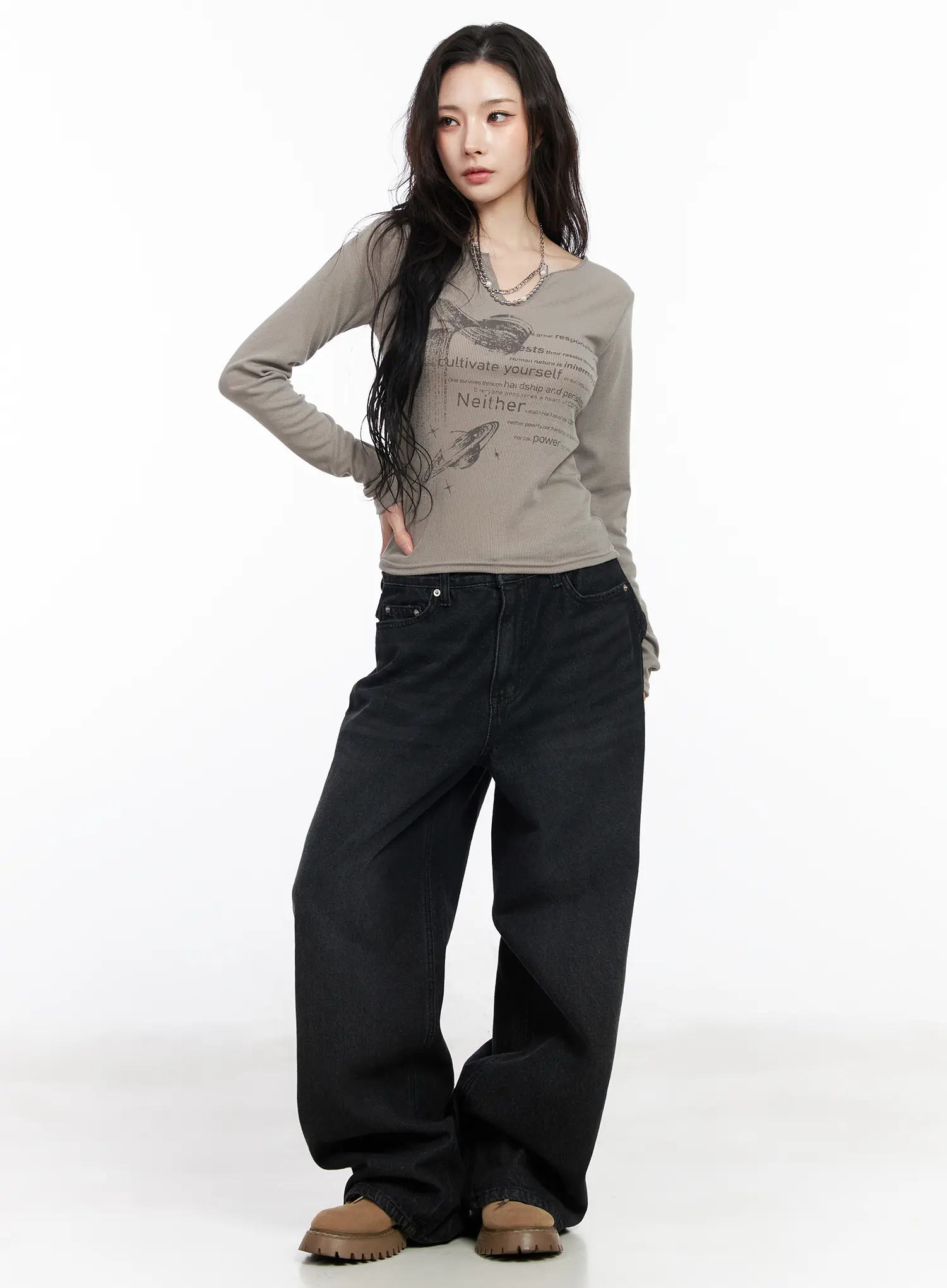 Kiko Wide Leg Jeans CM519 - Image 5
