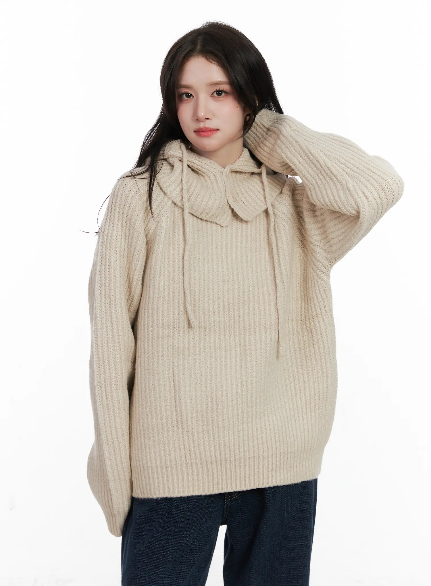 Knit Balaclava And Sweater Set CN526 - Image 12