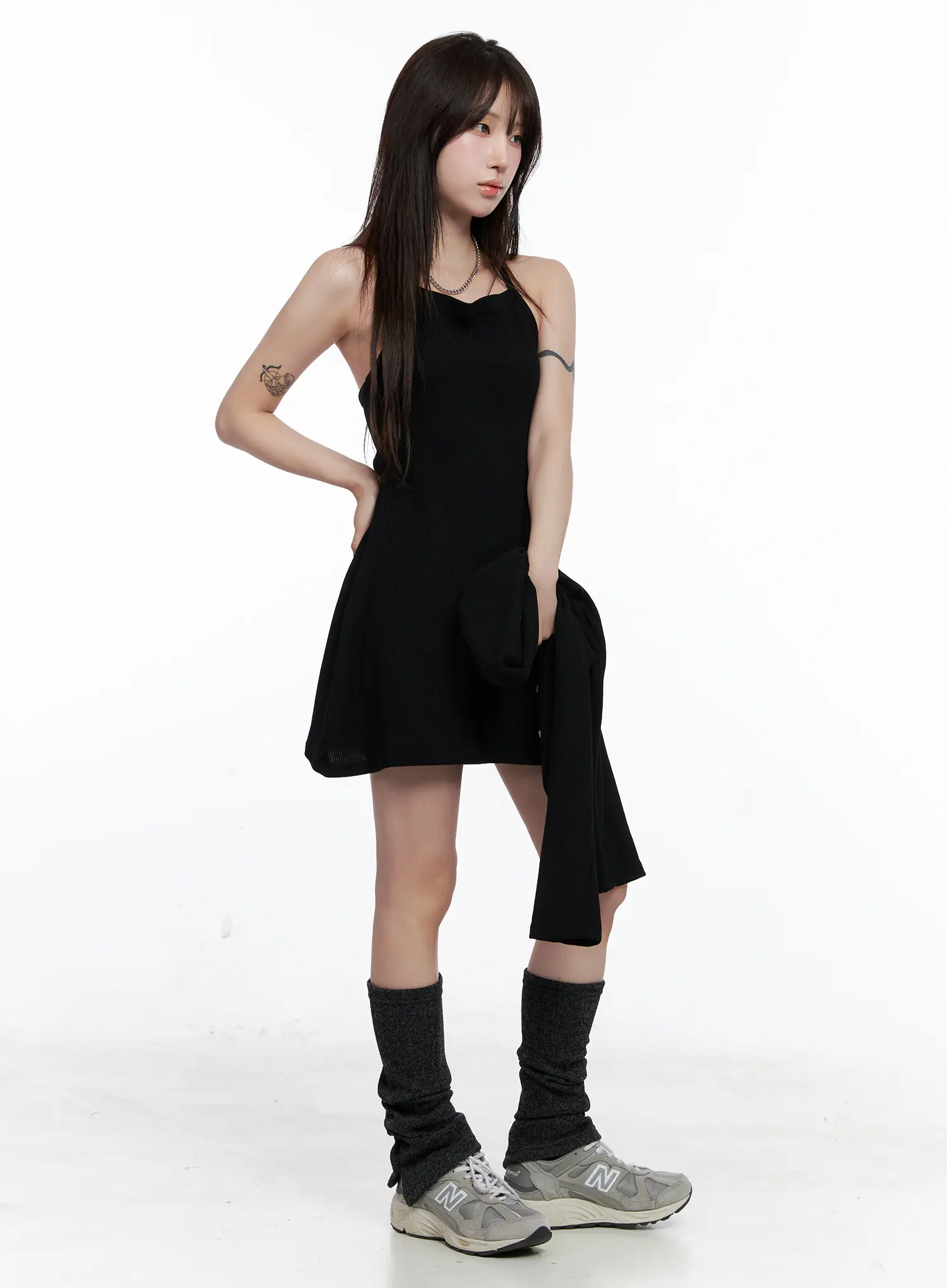 Knit Dress and Cardigan Set CO520 - Image 2