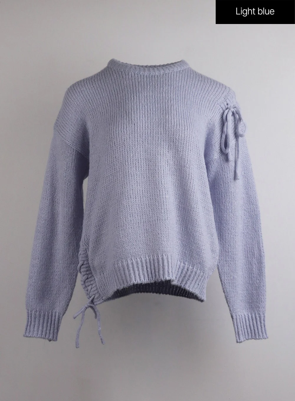 Knit Round Neck Long Sleeve Sweater OJ417 - Image 11