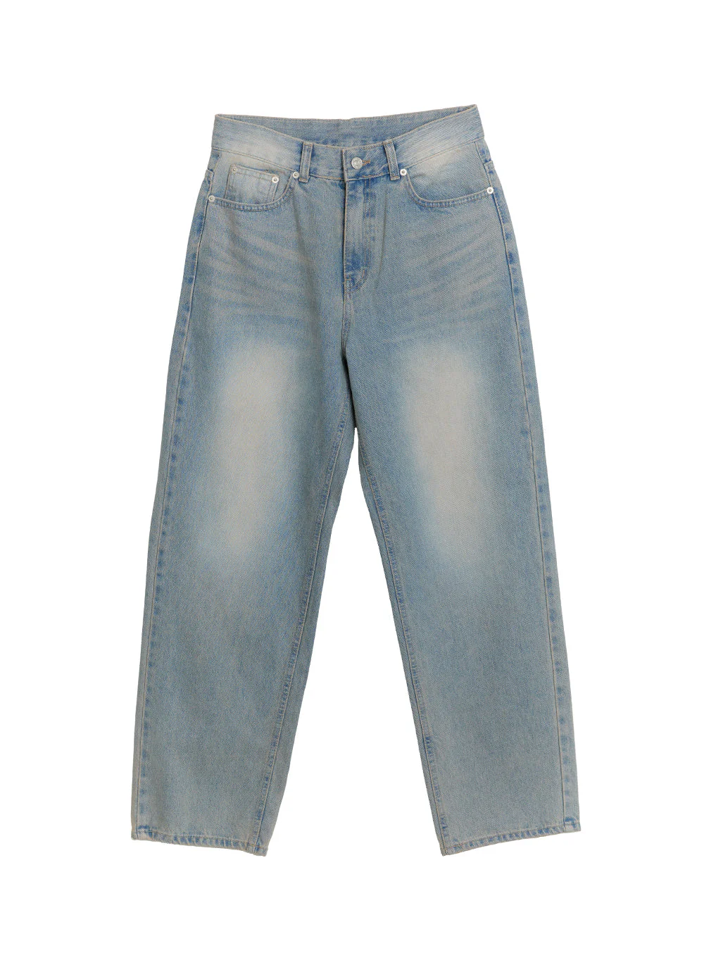 Kyla Washed Wide-Leg Baggy Jeans IF511 - Image 13