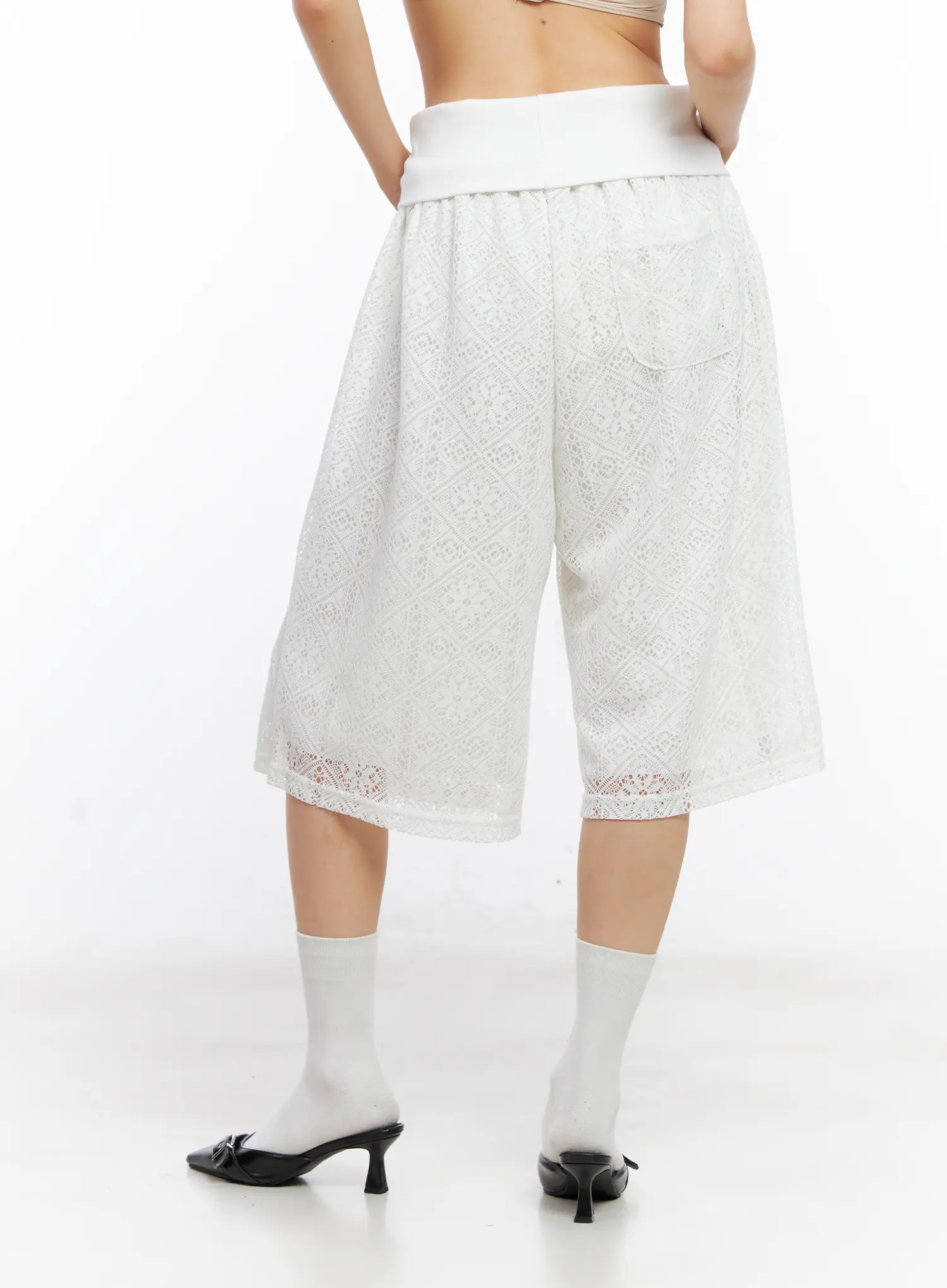 Lace Bermuda Shorts CL530 - Image 4