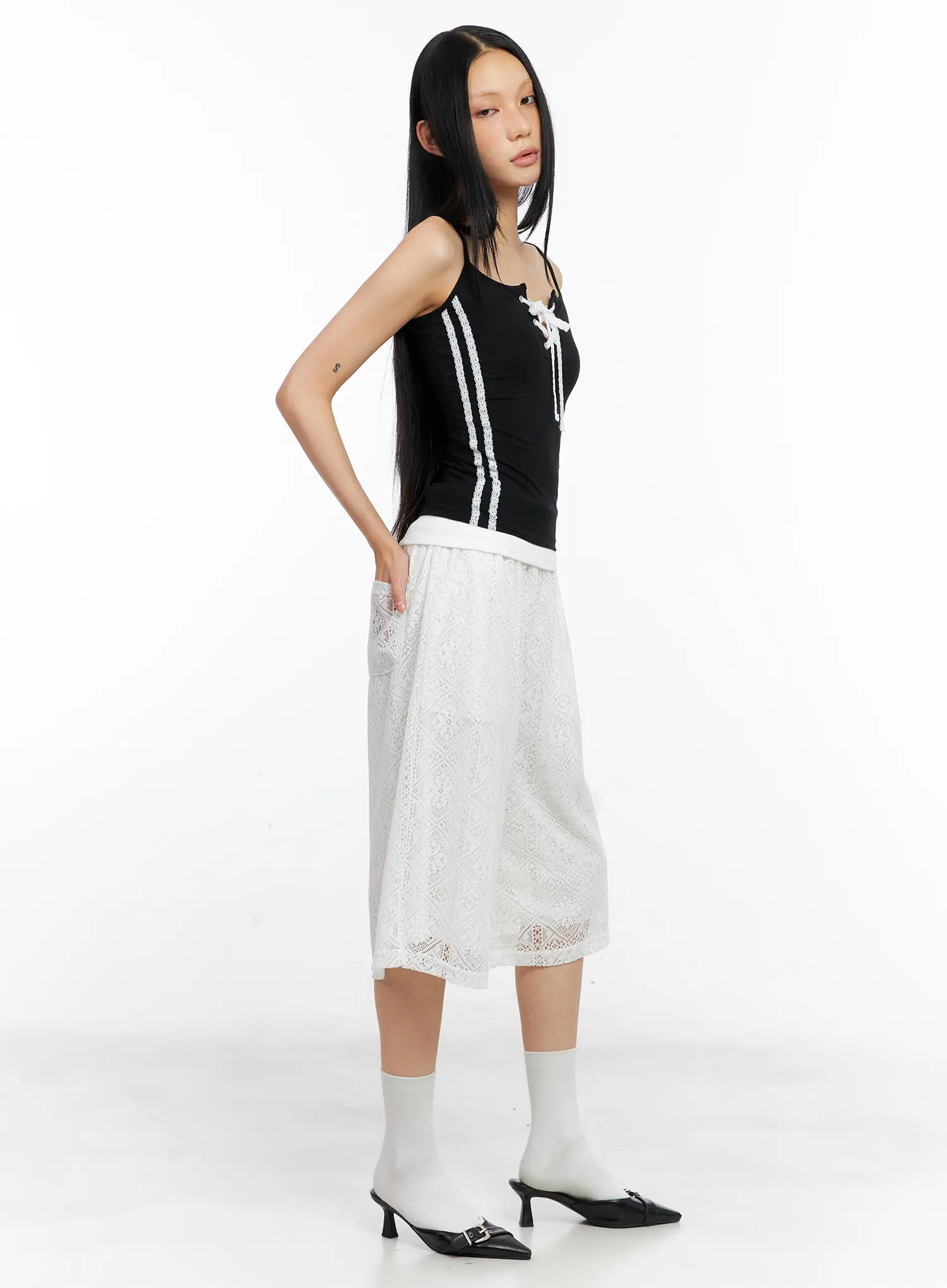 Lace Bermuda Shorts CL530 - Image 6