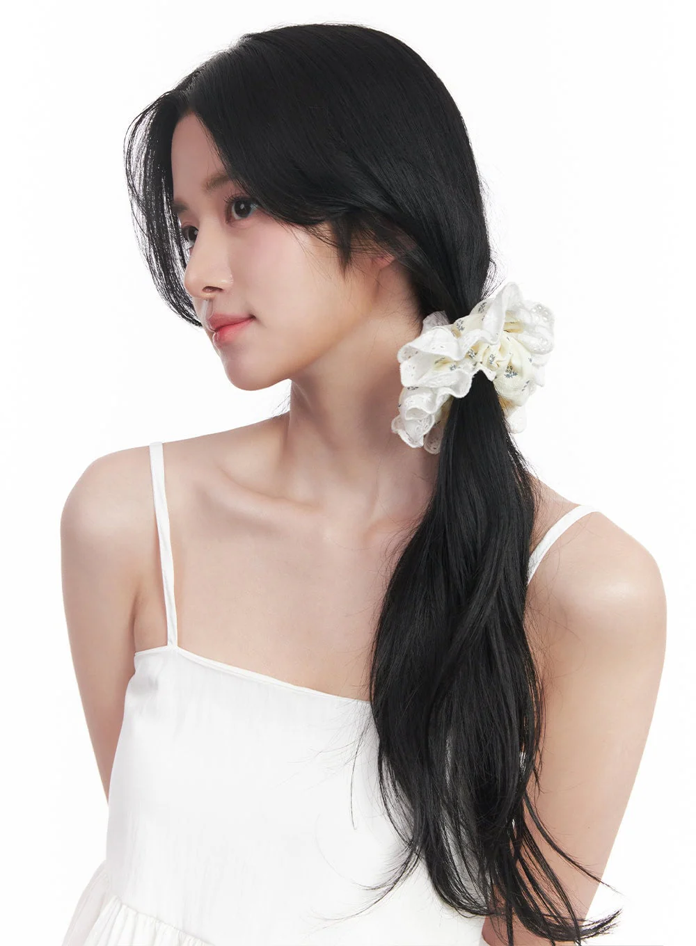 Lace Blossom Scrunchie Hair Tie CY526 - Image 6