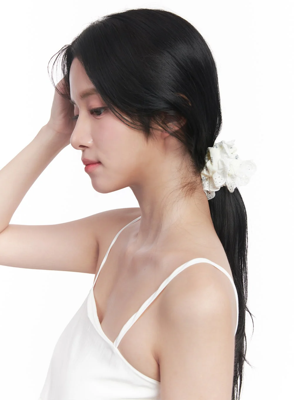 Lace Blossom Scrunchie Hair Tie CY526 - Image 7