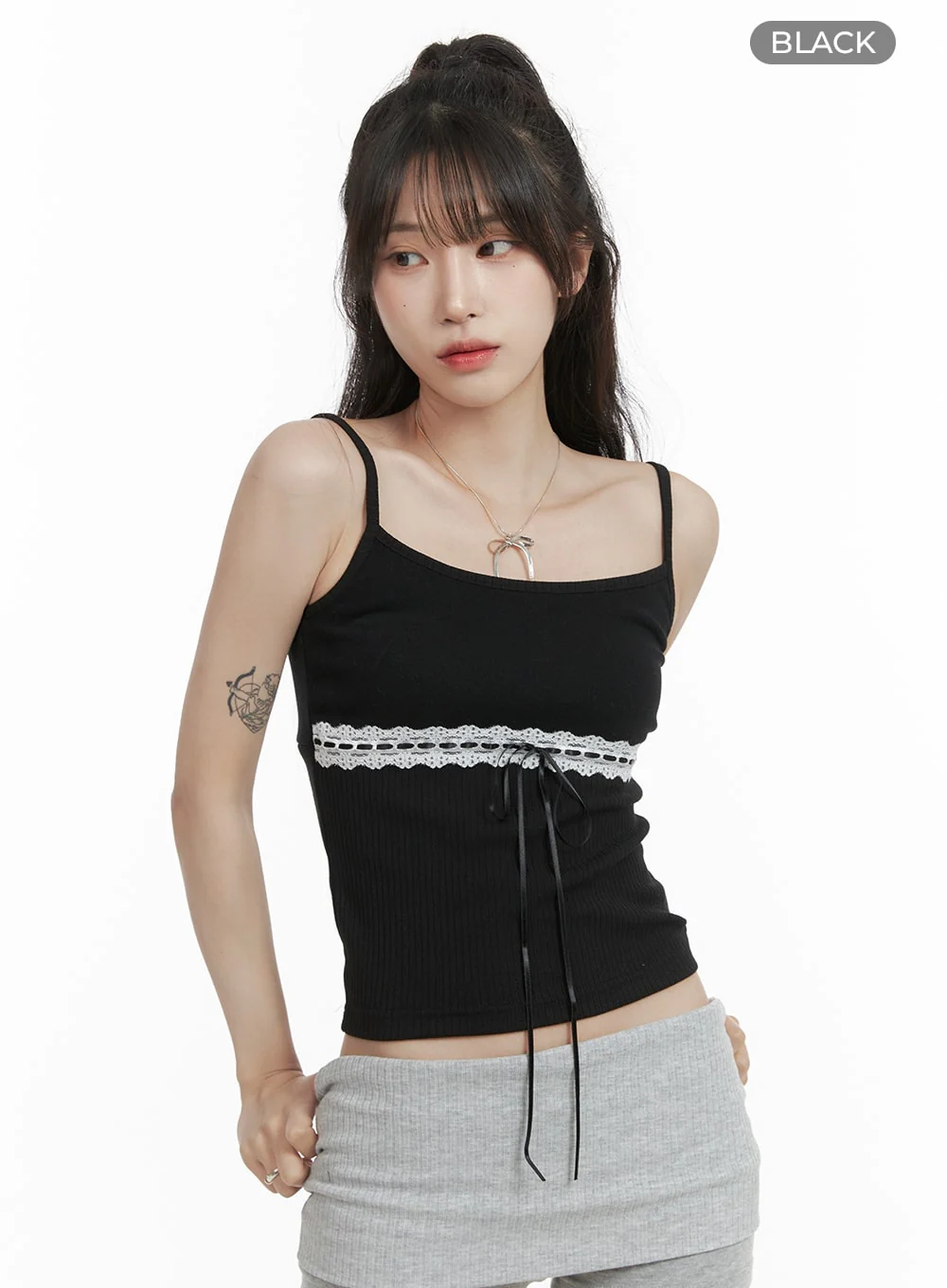 Lace Bowknot Cami Top CA402 - Image 8