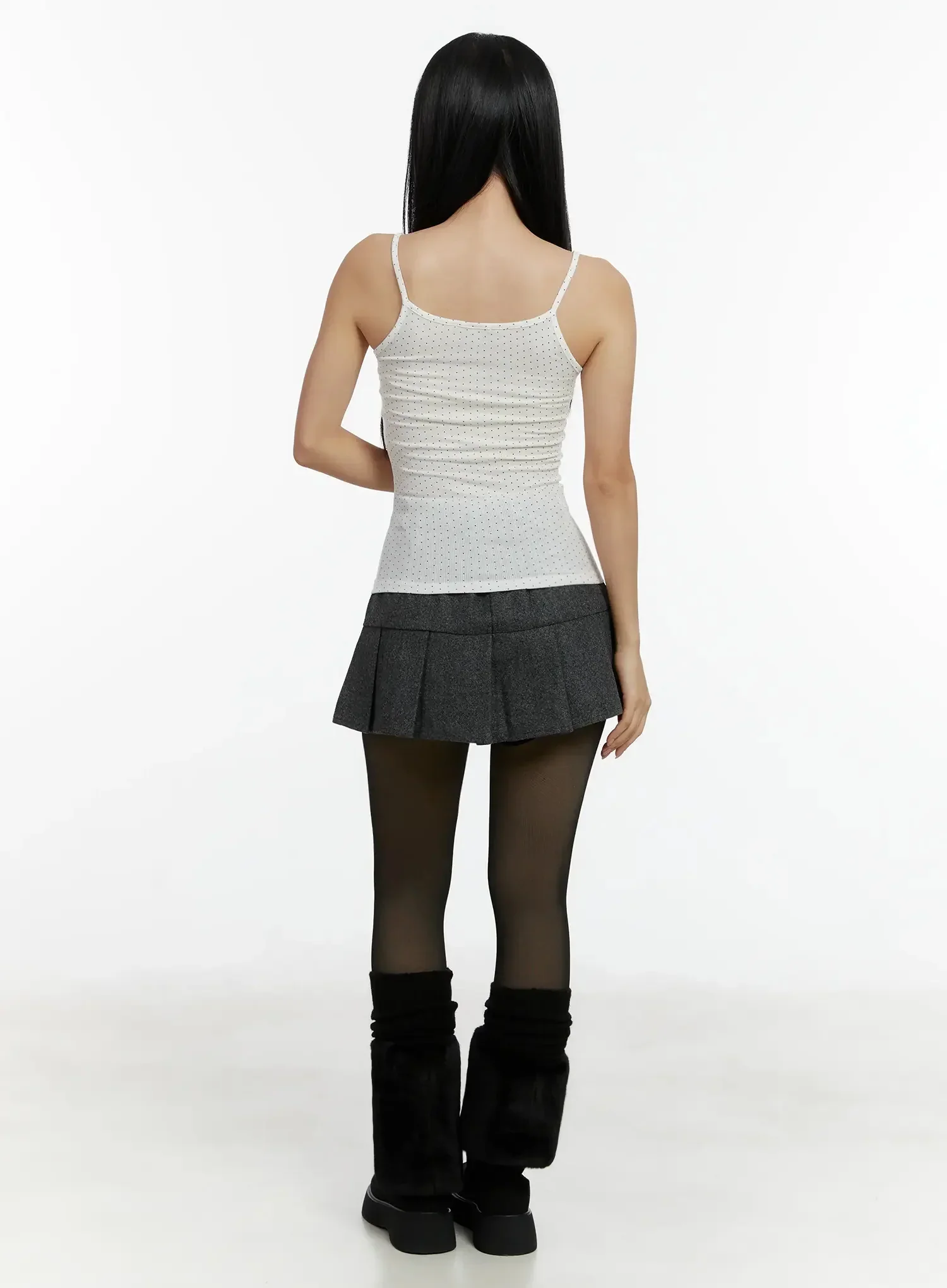 Lace Dot Tank Top ID525 - Image 10