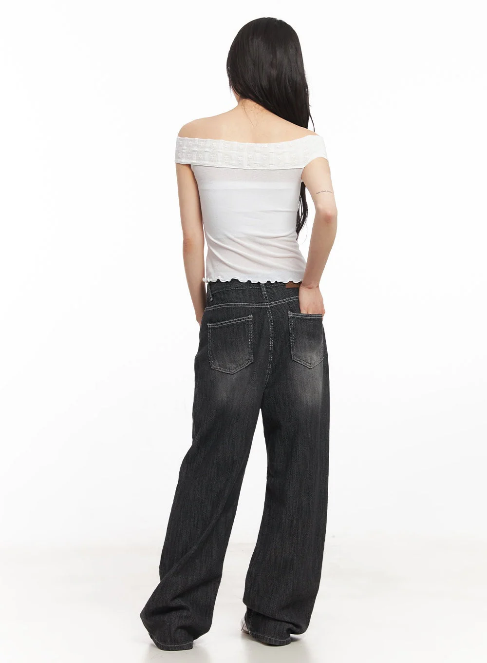 Lace Off-Shoulder Top CA523 - Image 8