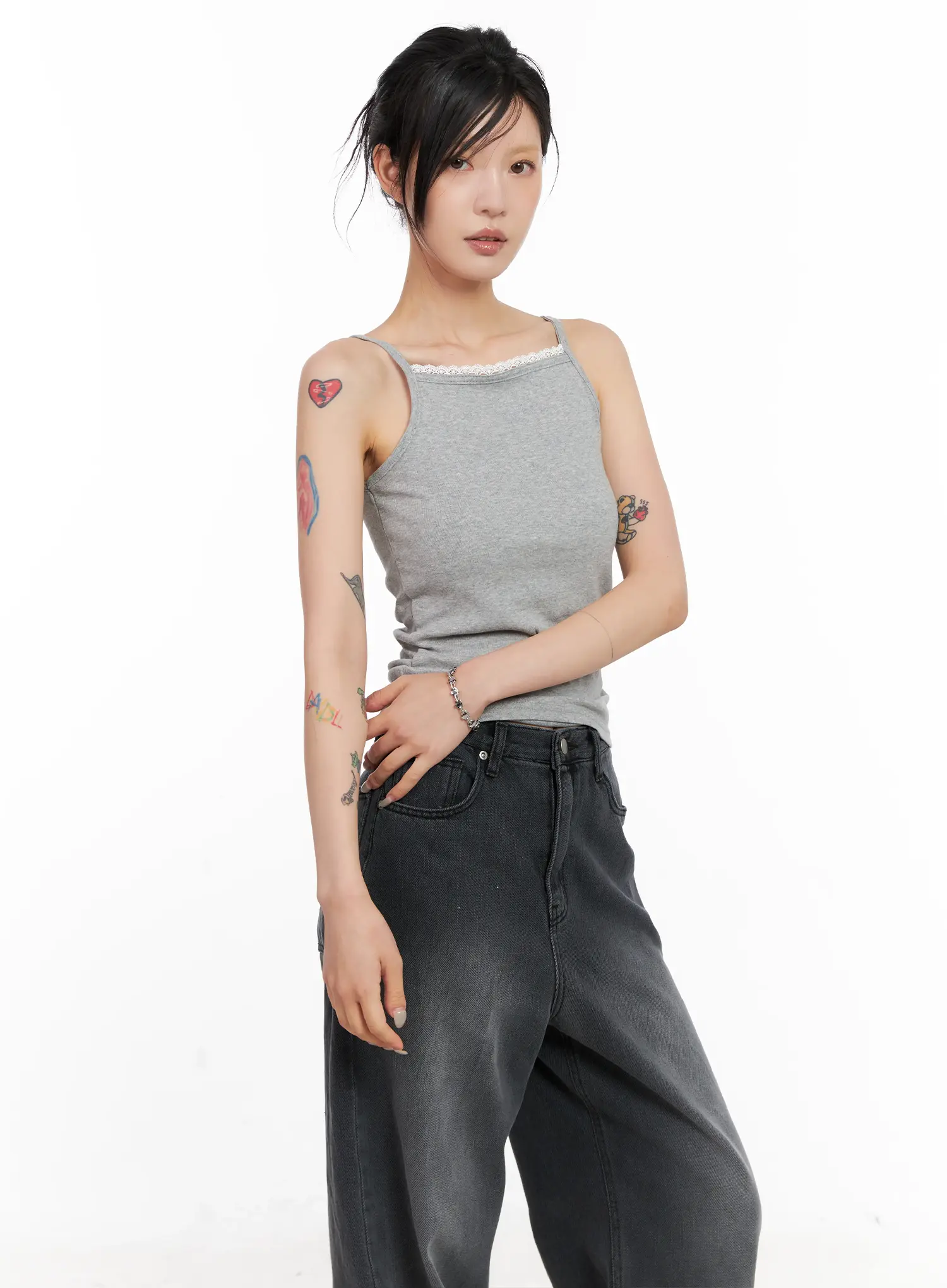 Lace-Trim Cami Top CL528 - Image 8