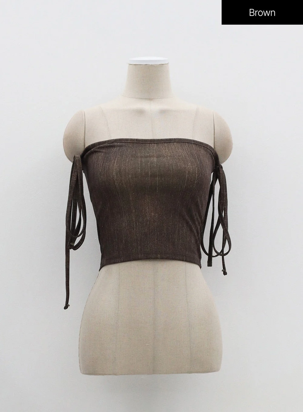 Lace-Up Detail Tube Top BF323 - Image 12