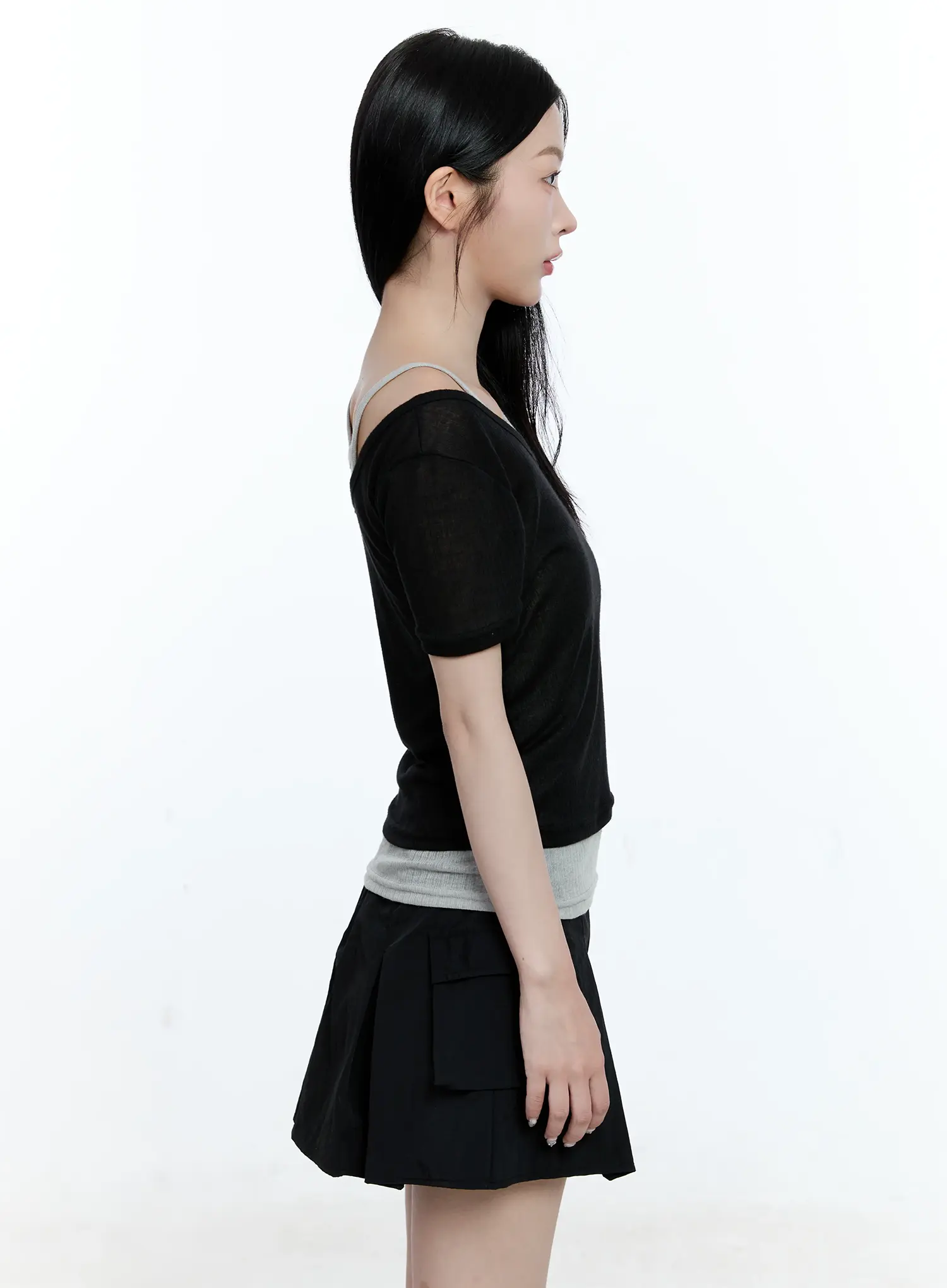 Layered Bow Short-Sleeve Tee CG513 - Image 5