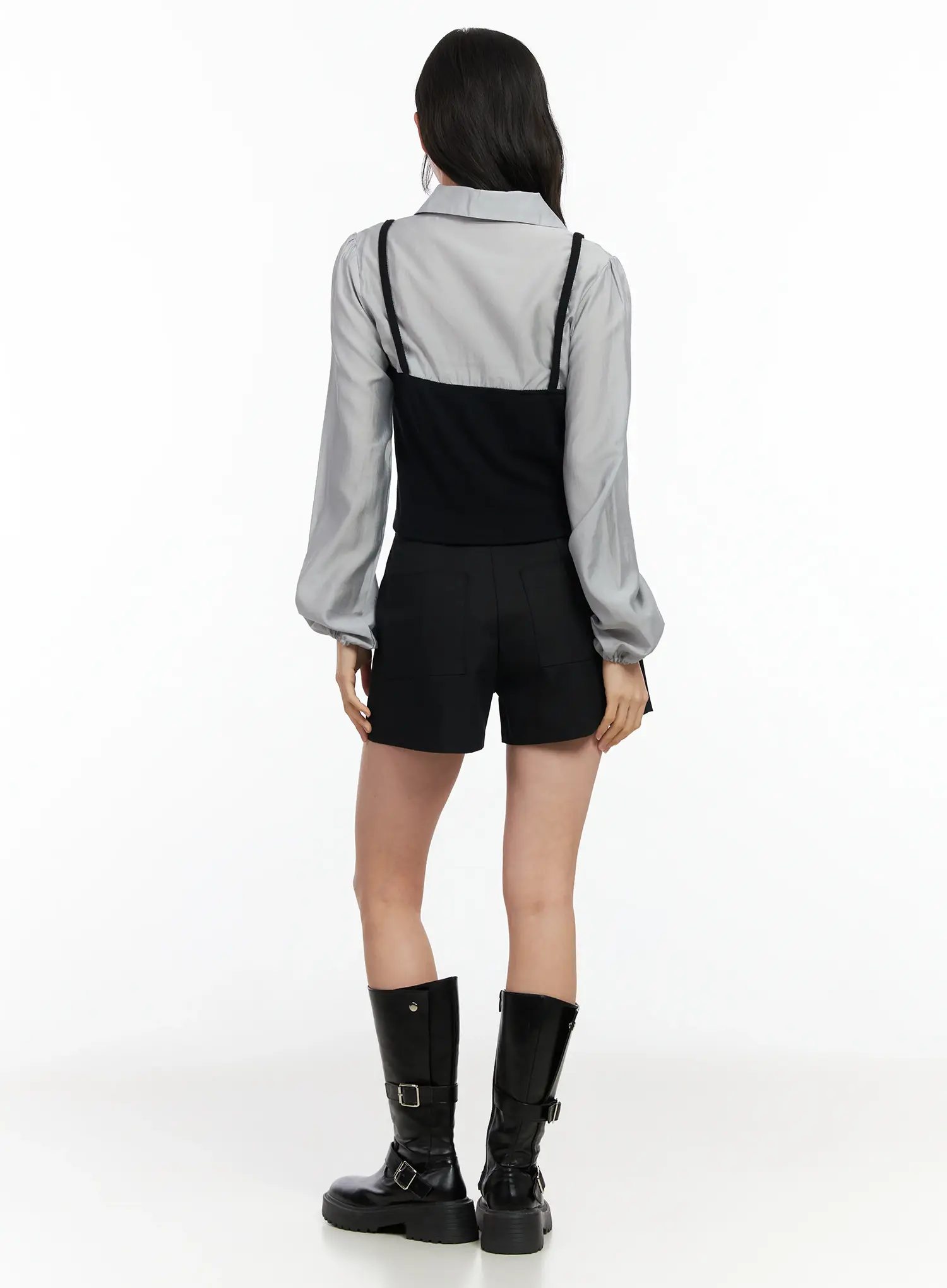 Layered Bustier Blouse IM524 - Image 5