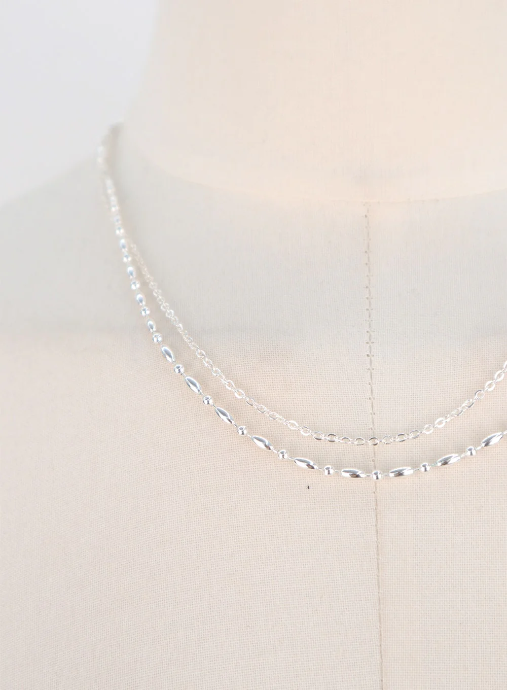 Layered Chain Necklace CS321 - Image 8