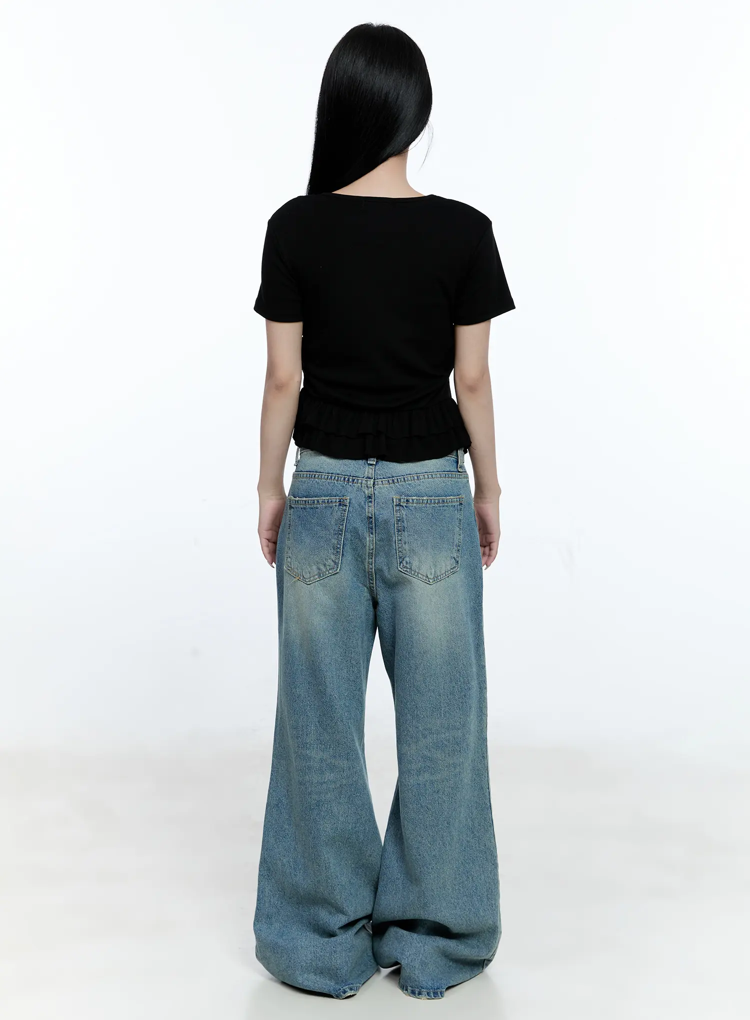 Layered Frill Short-Sleeve Tee CG512 - Image 9