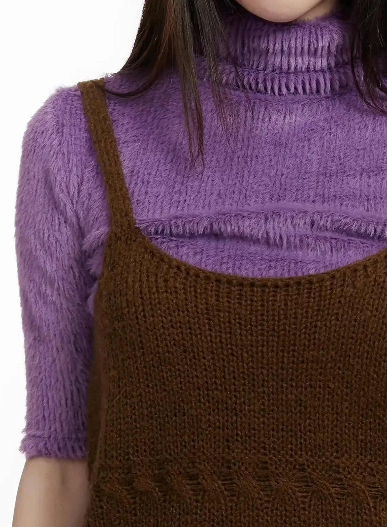 Layered Knit Top IJ521 - Image 3