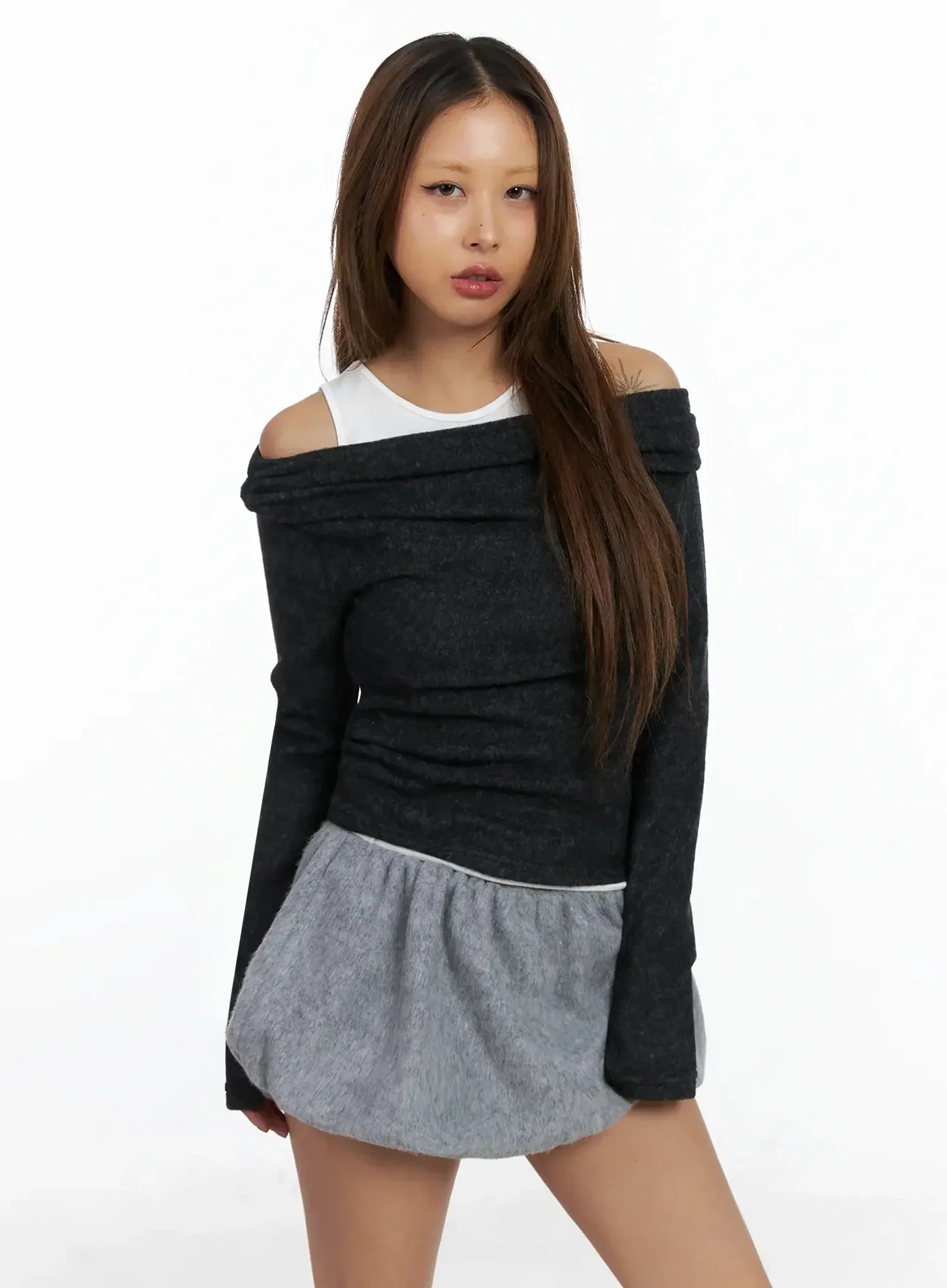 Layered Off-Shoulder Top ID503 - Image 2