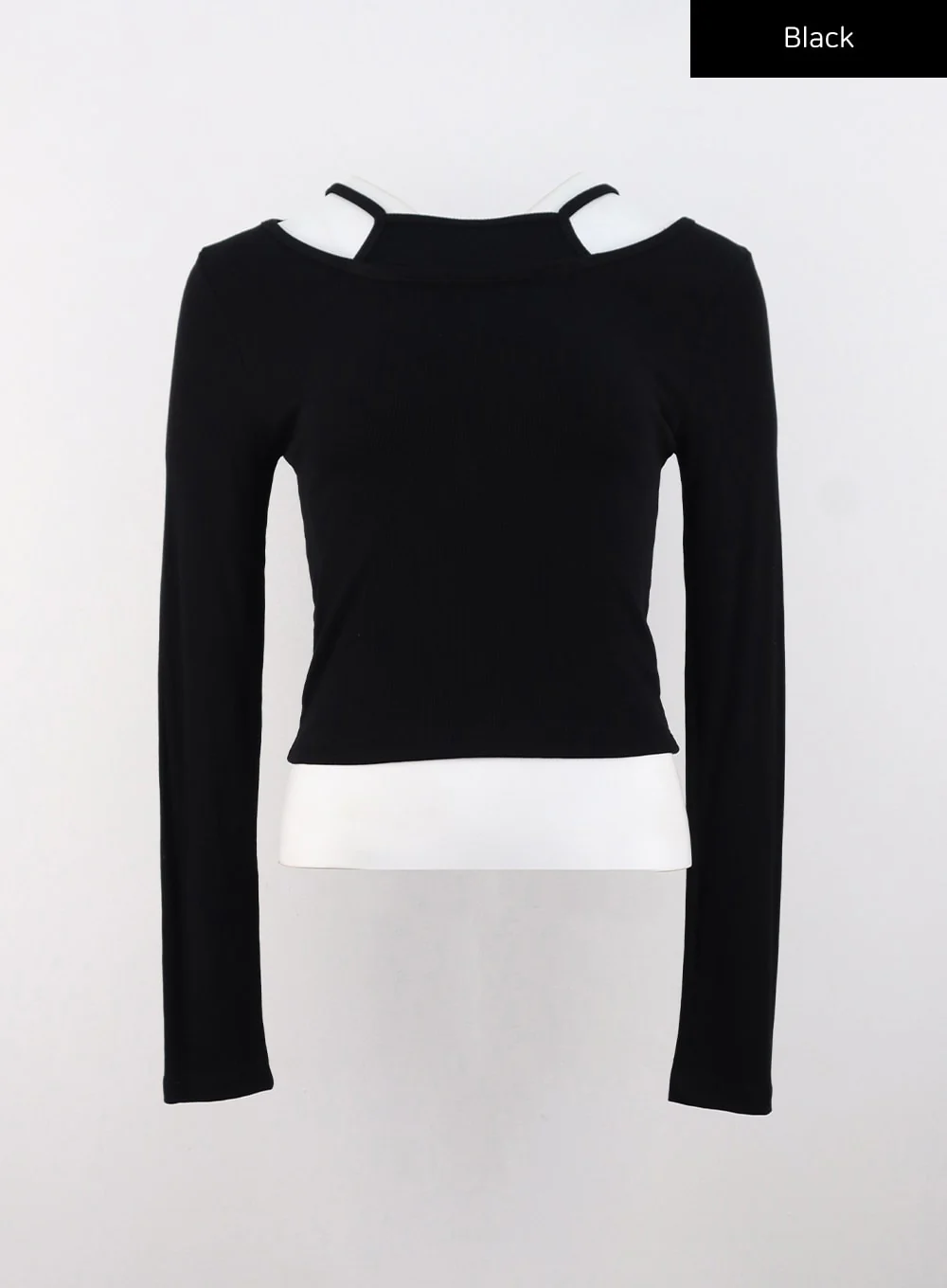 Layered Ribbed Long Sleeve Top CS308 - Image 16
